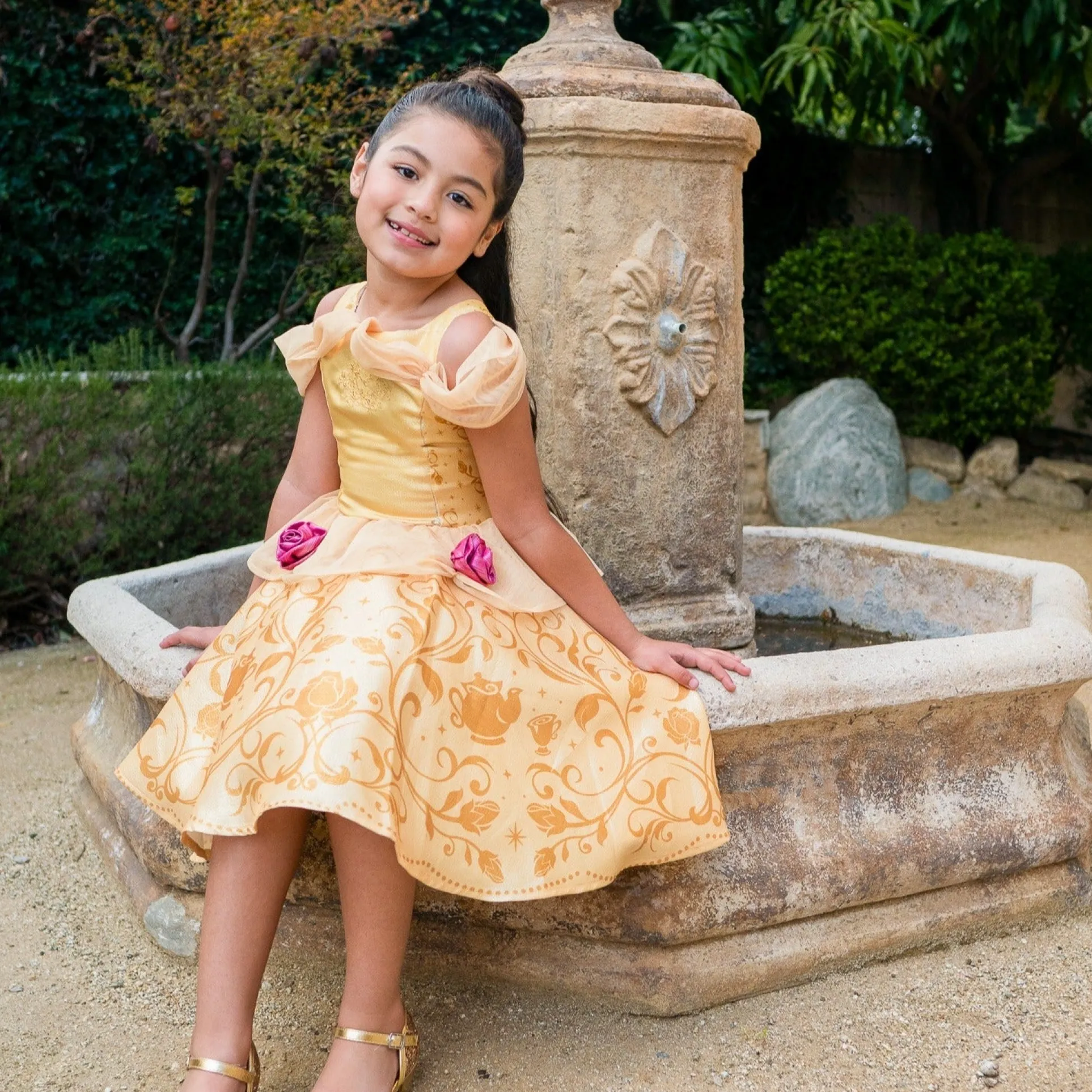 Disney Princess Belle Premium Washable Dress Up - Size 5/6