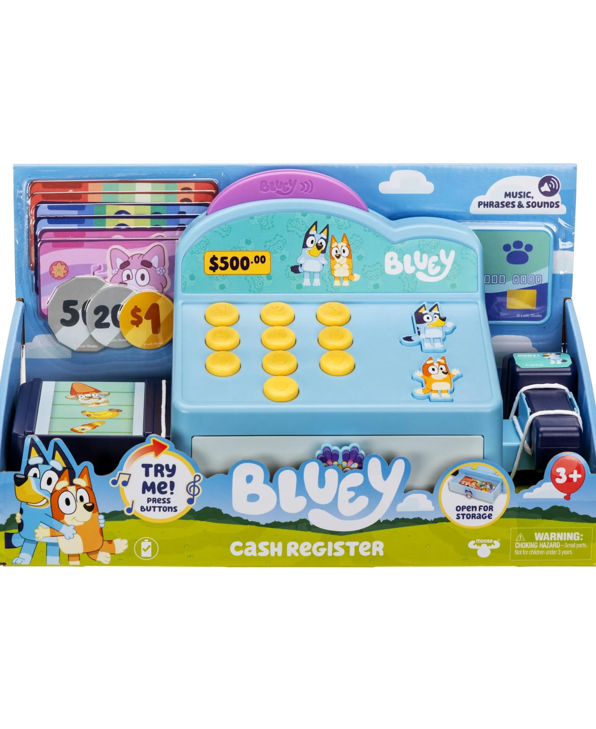 Bluey S11 Interactive Role Play Cash Register