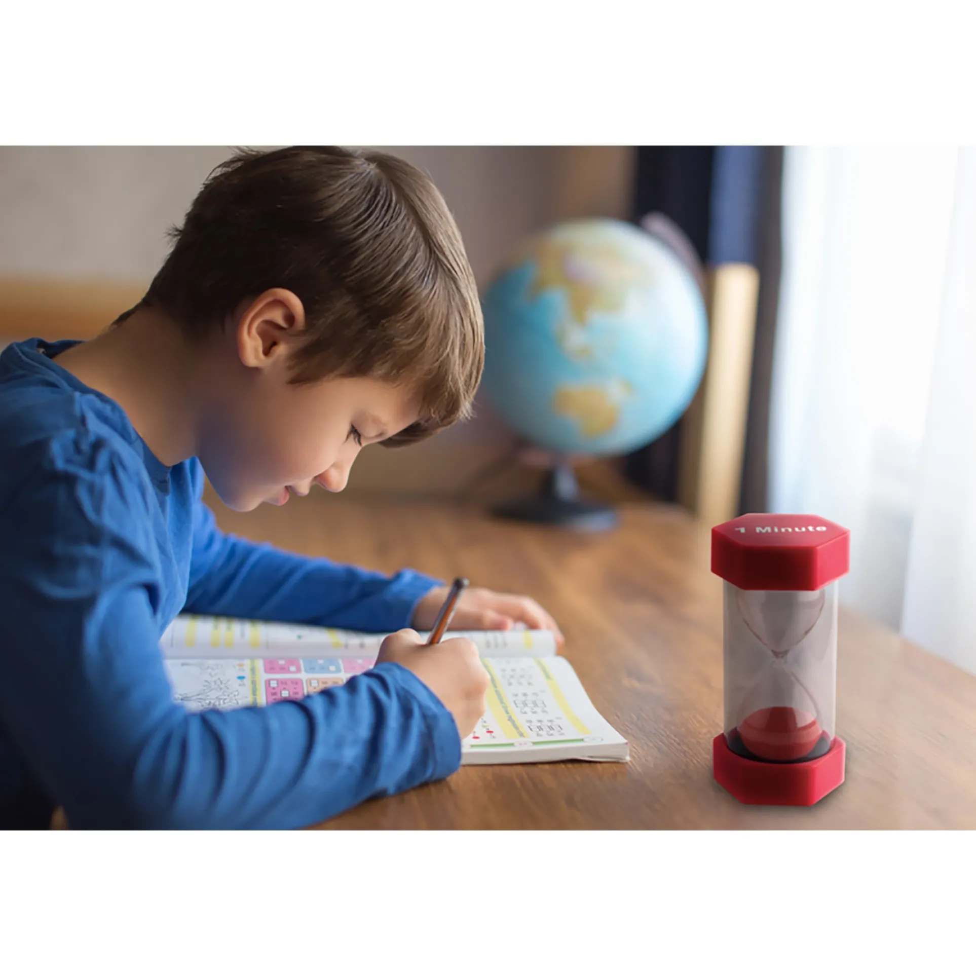 Teacher Created Resources 1-Minute Red Sand Timer - Large