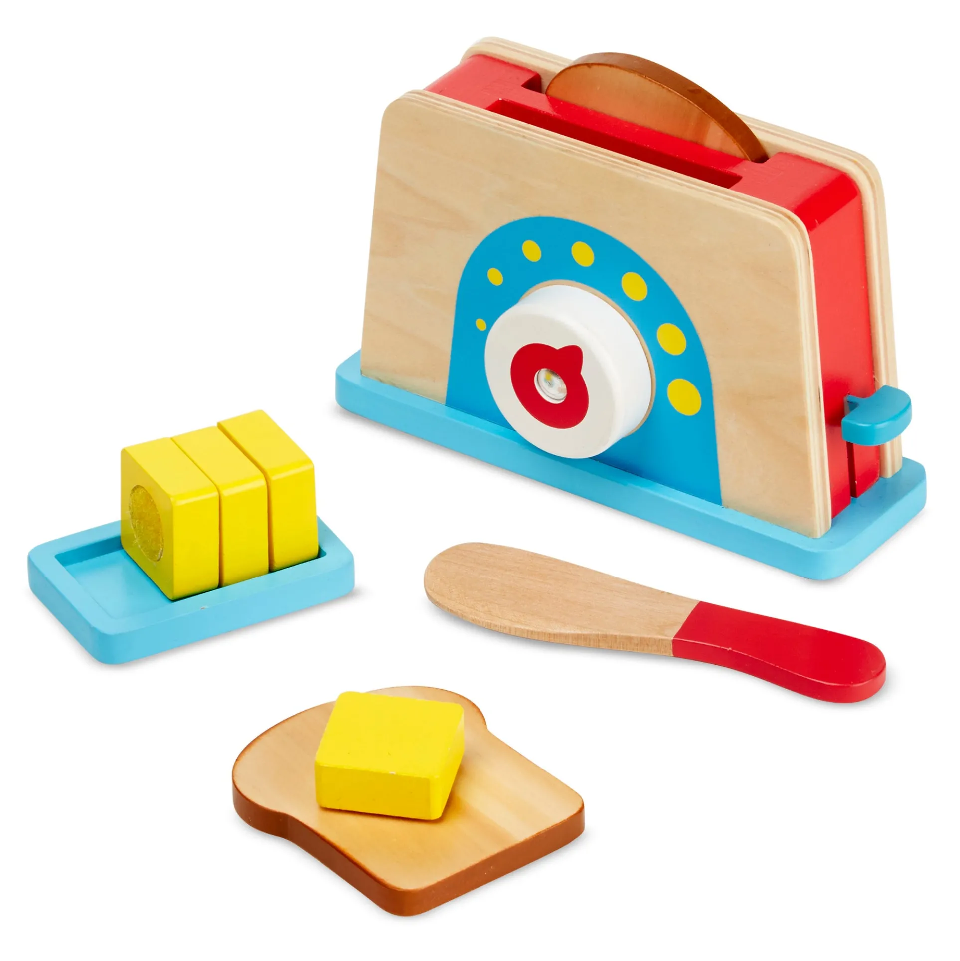 Melissa & Doug Bread & Butter Toast Set - Wooden Playset