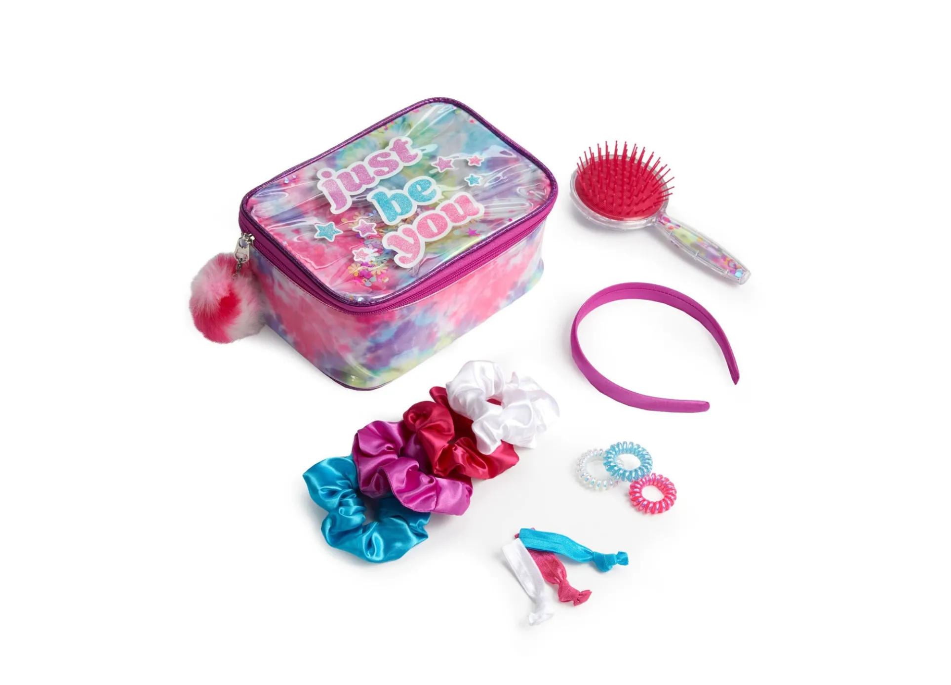 Geoffrey's Toy Box 13-Piece Rainbow Salon Hair Accessory Set for Kids
