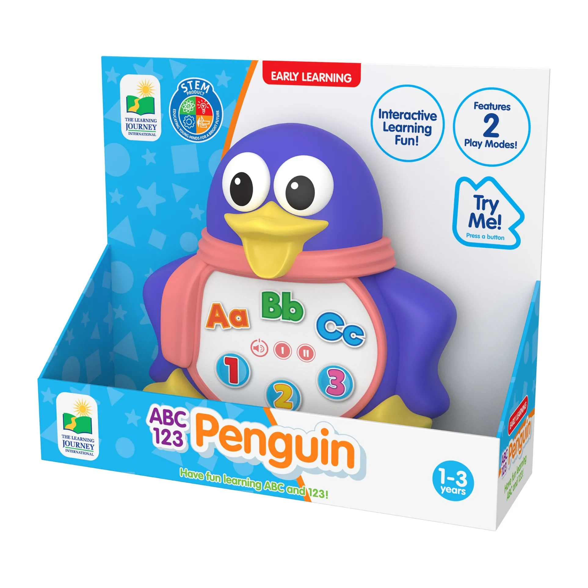 Early Learning ABC 123 Penguin - Interactive Educational Toy