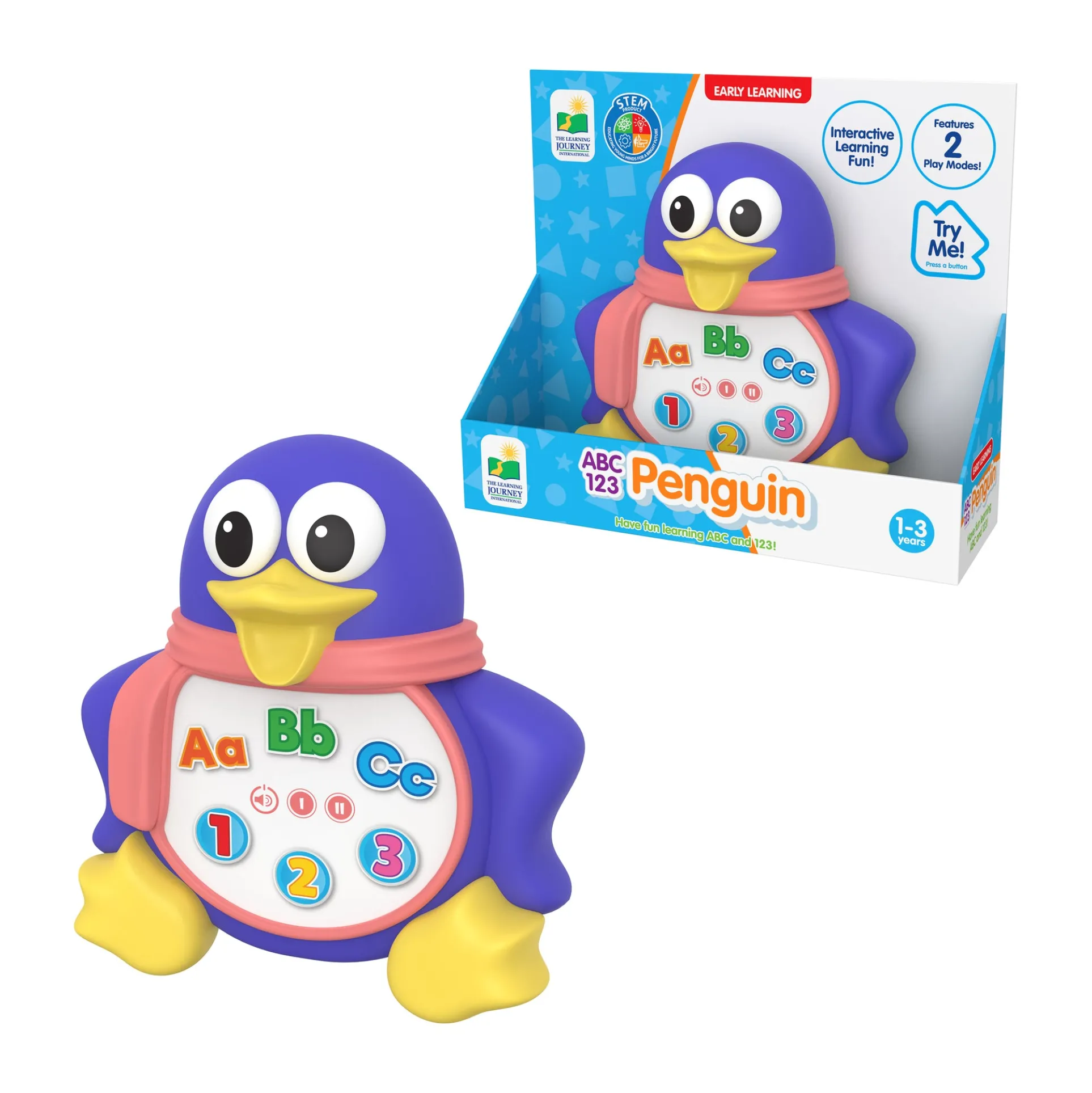 Early Learning ABC 123 Penguin - Interactive Educational Toy