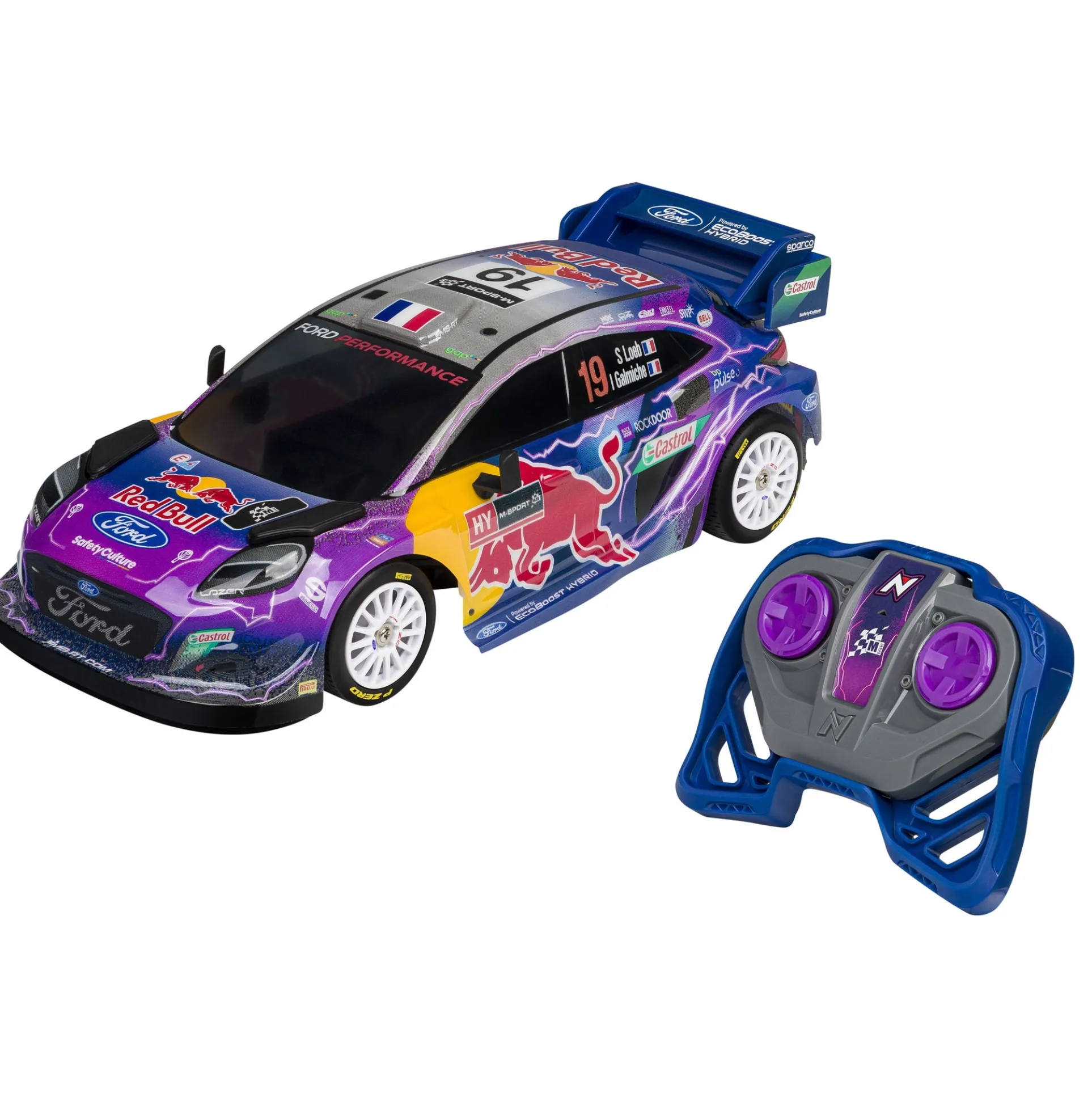 Nikko RC 1:16 Rally Series Red Bull Racing RC Car - High-Speed Drift Performance