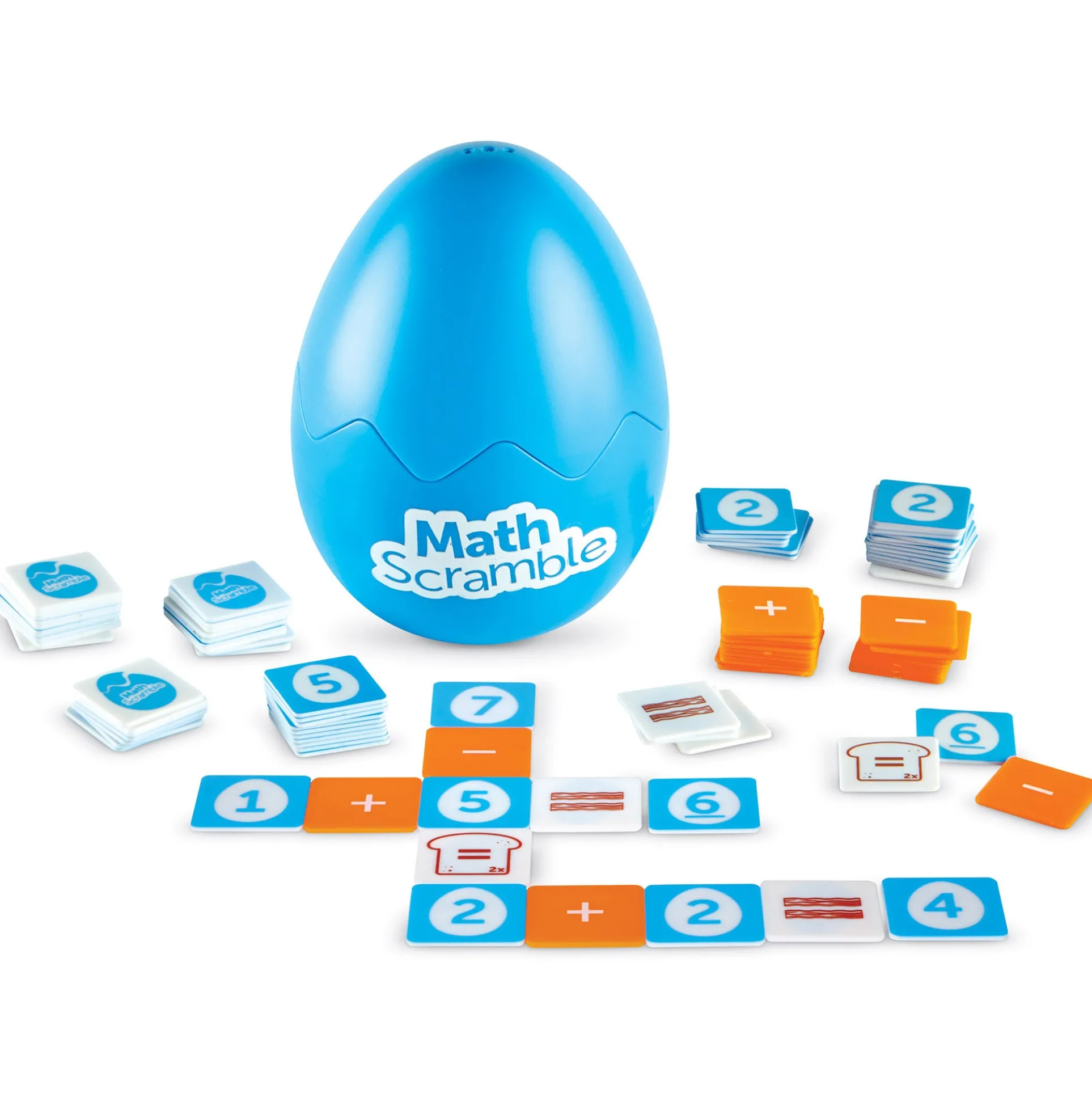Learning Resources Math Scramble - Fast-Paced Addition & Subtraction Game