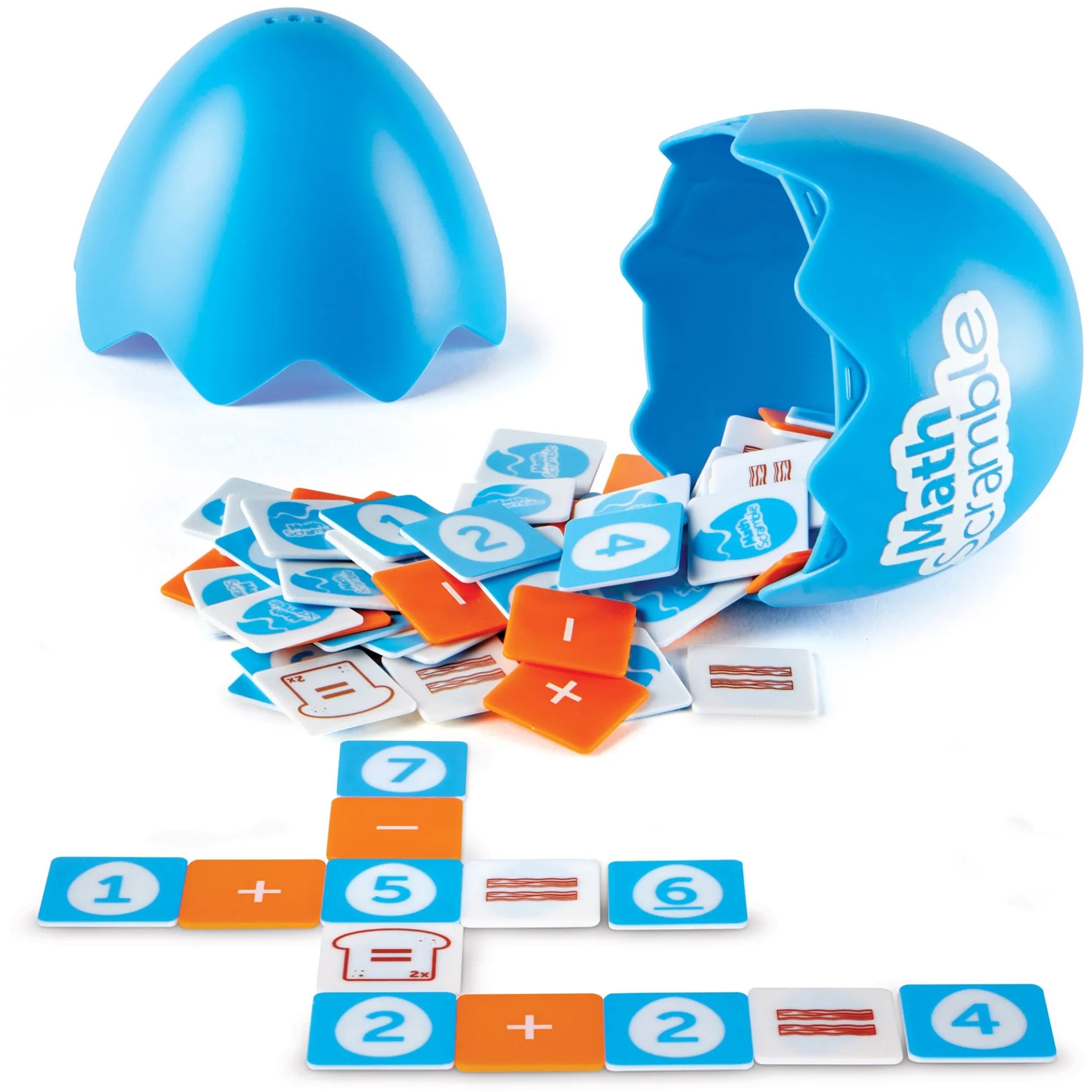 Learning Resources Math Scramble - Fast-Paced Addition & Subtraction Game