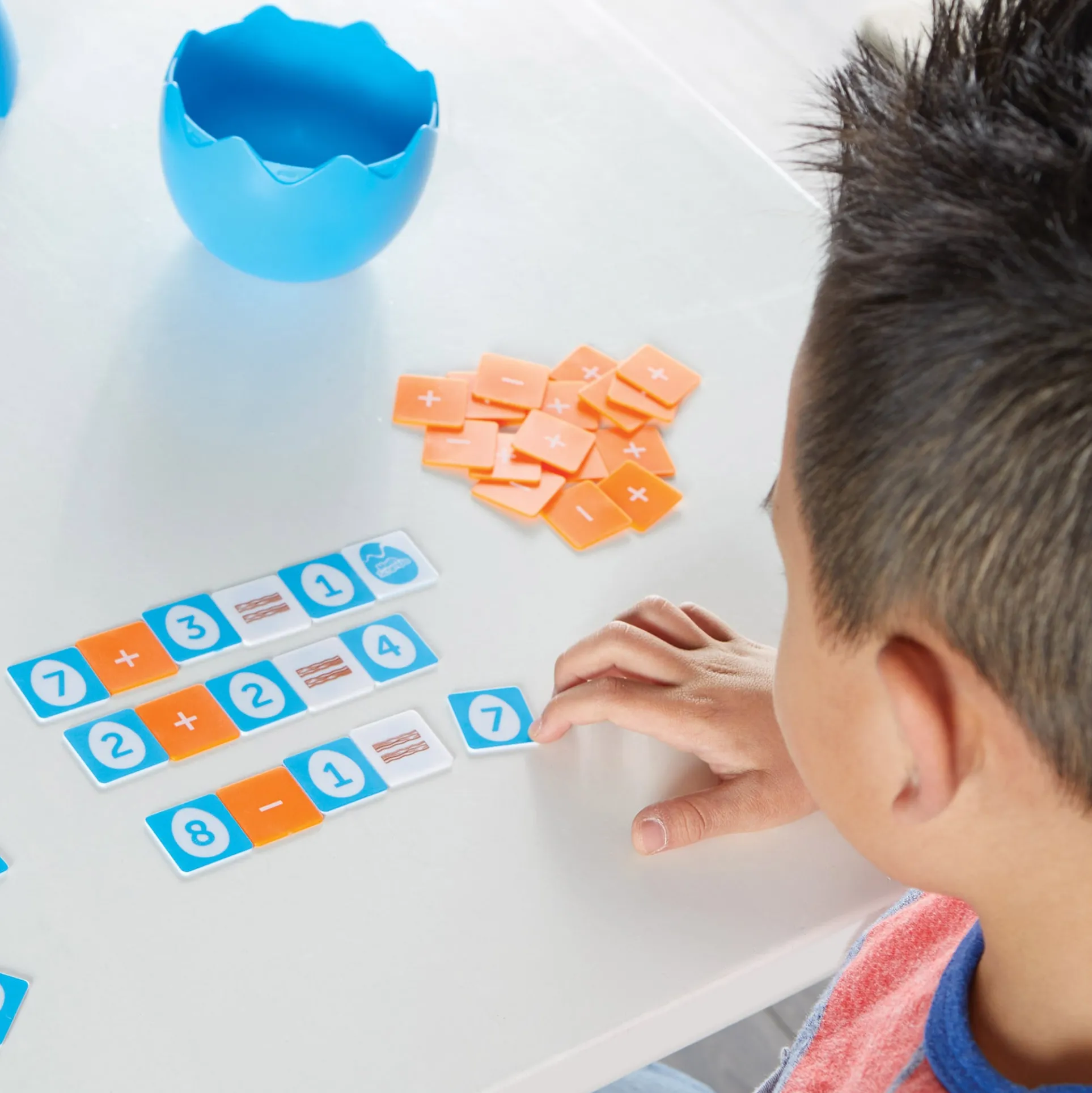 Learning Resources Math Scramble - Fast-Paced Addition & Subtraction Game