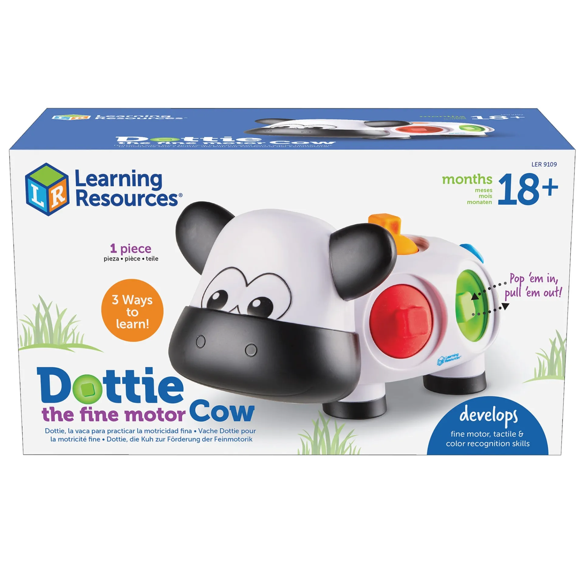 Learning Resources Dottie The Fine Motor Cow - Interactive Preschool Toy
