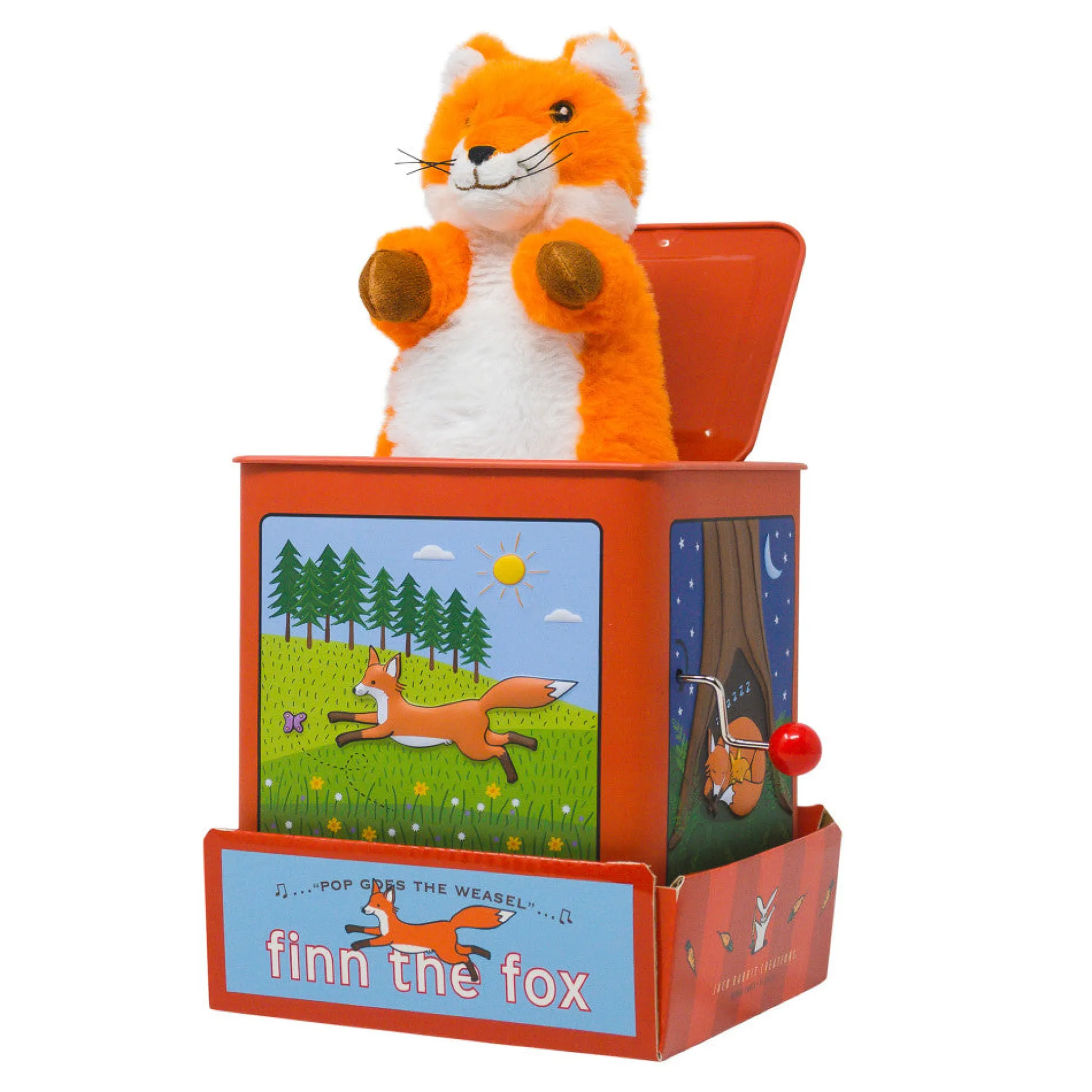 Jack Rabbit Creations - Fox Jack-in-the-Box - Classic Musical Toy