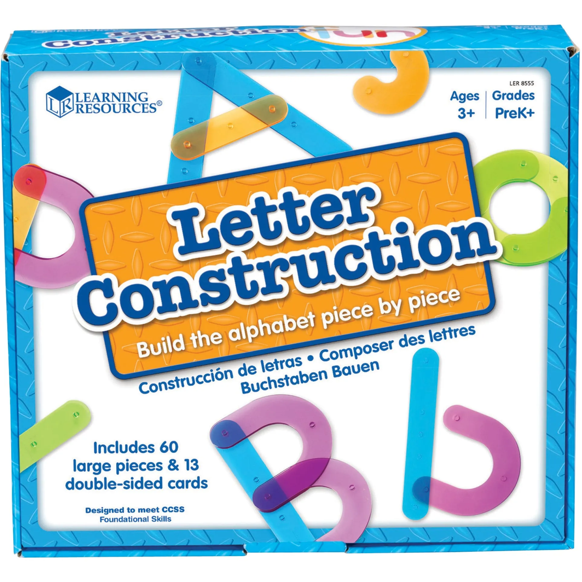 Learning Resources Letter Construction Activity Set - Educational Alphabet Building Toy