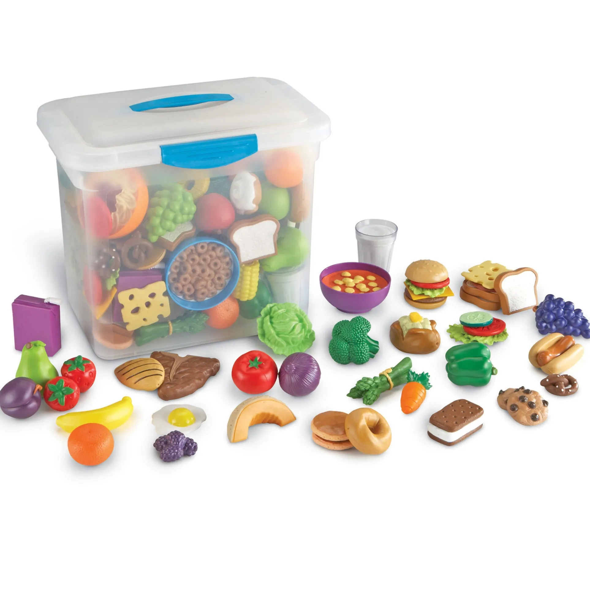 Learning Resources New Sprouts Play Food Set - Classroom Assortment in Large Tote