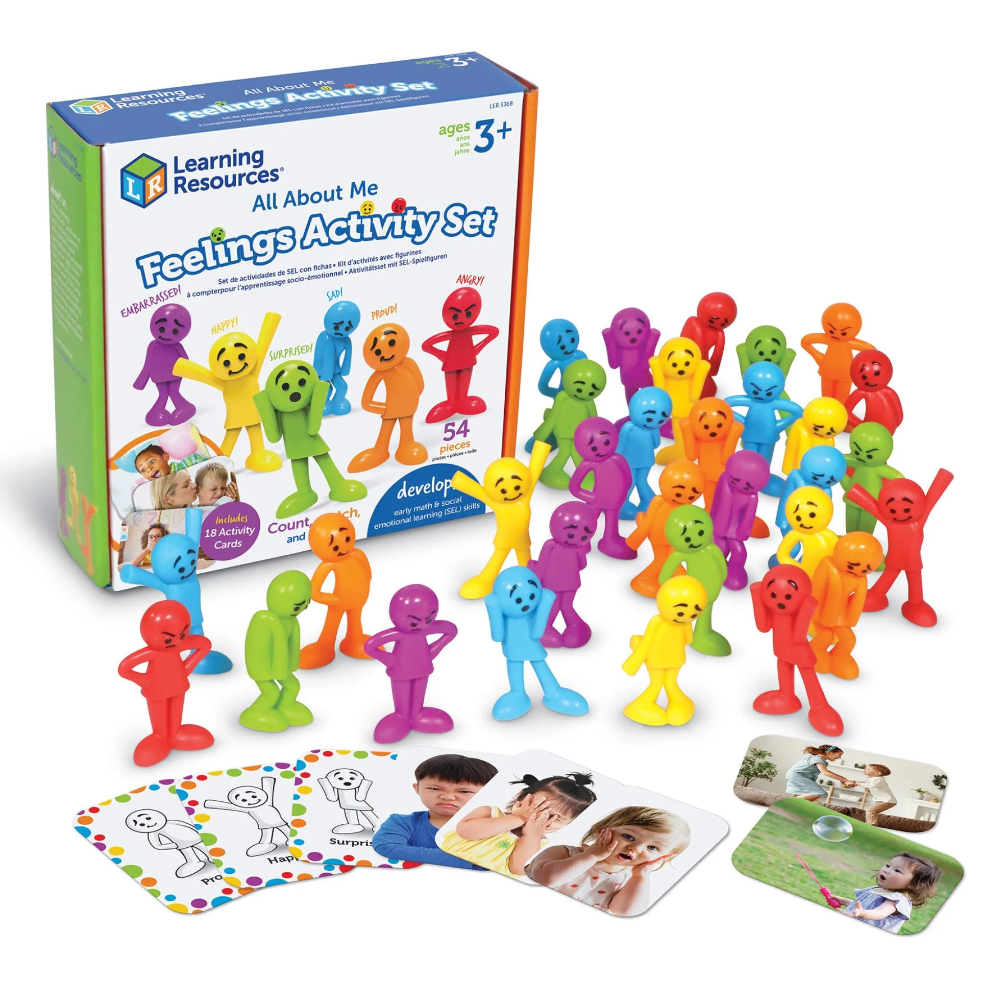 Learning Resources All About Me Feelings Activity Set - Emotion Counters