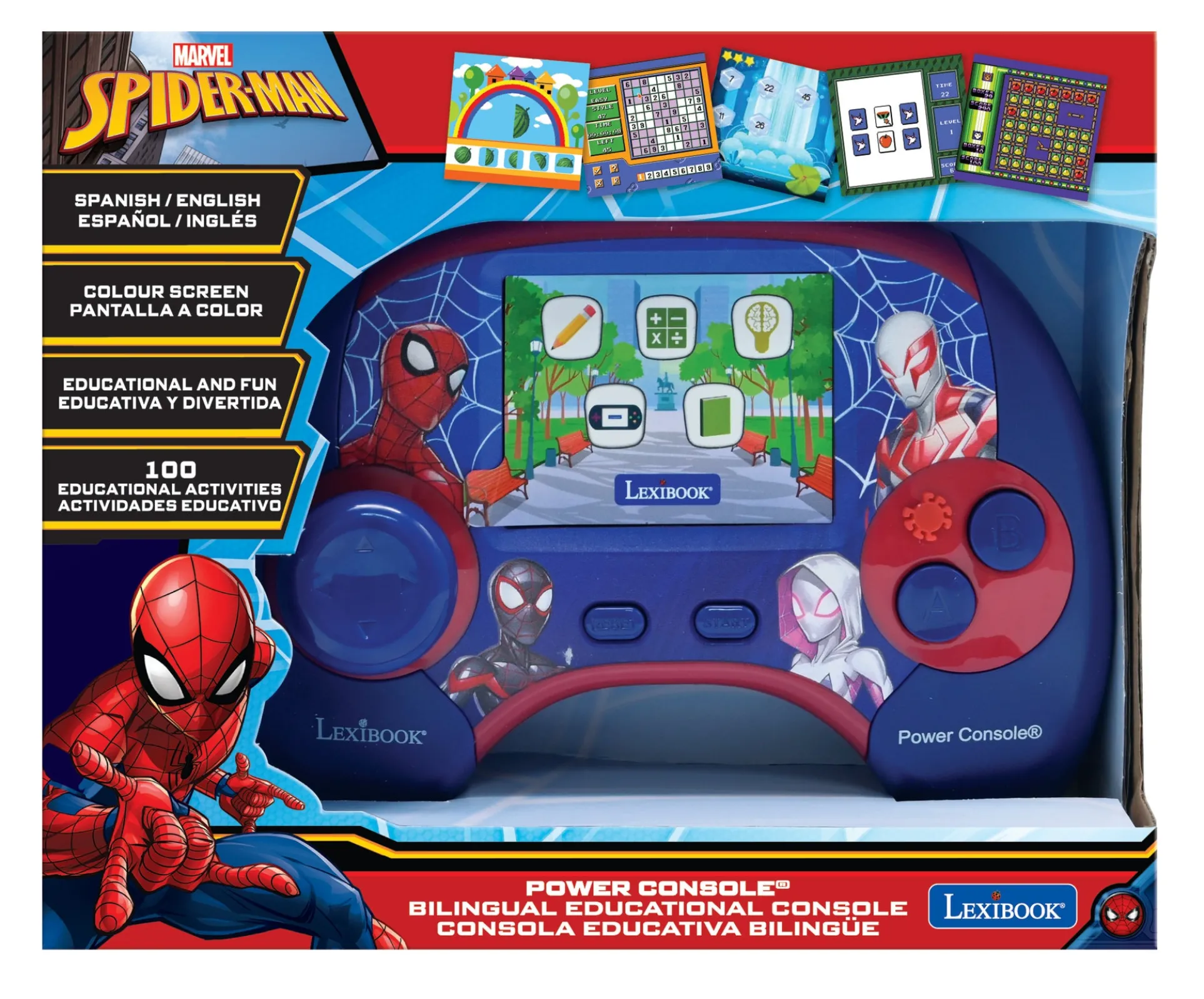 Spider-Man Educational Handheld Bilingual Learning Console