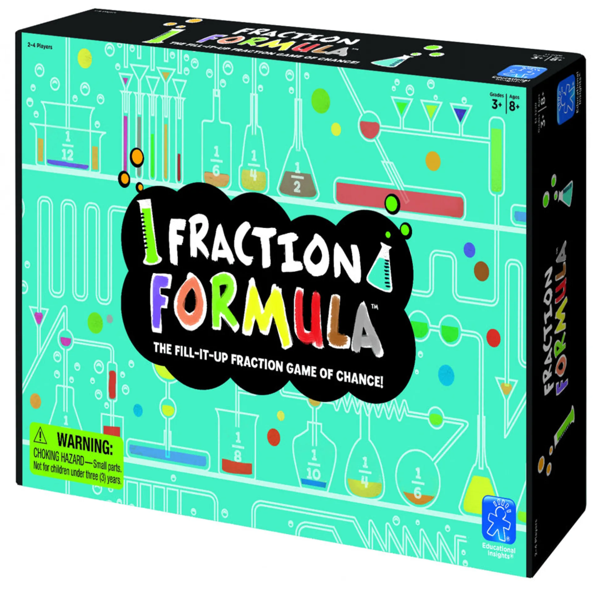 Educational Insights Fraction Formula Game - Visual Math Learning Set