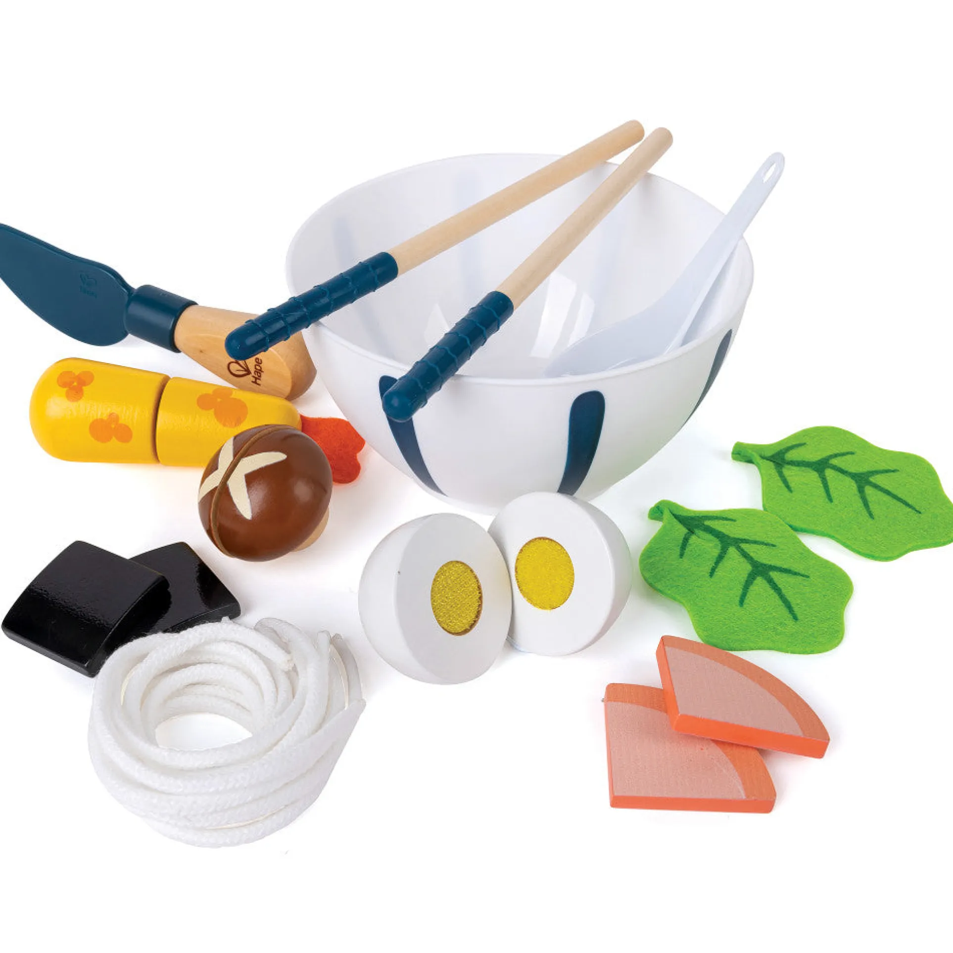 Hape 11pc Slurp-Slurp Udon Wooden Playset