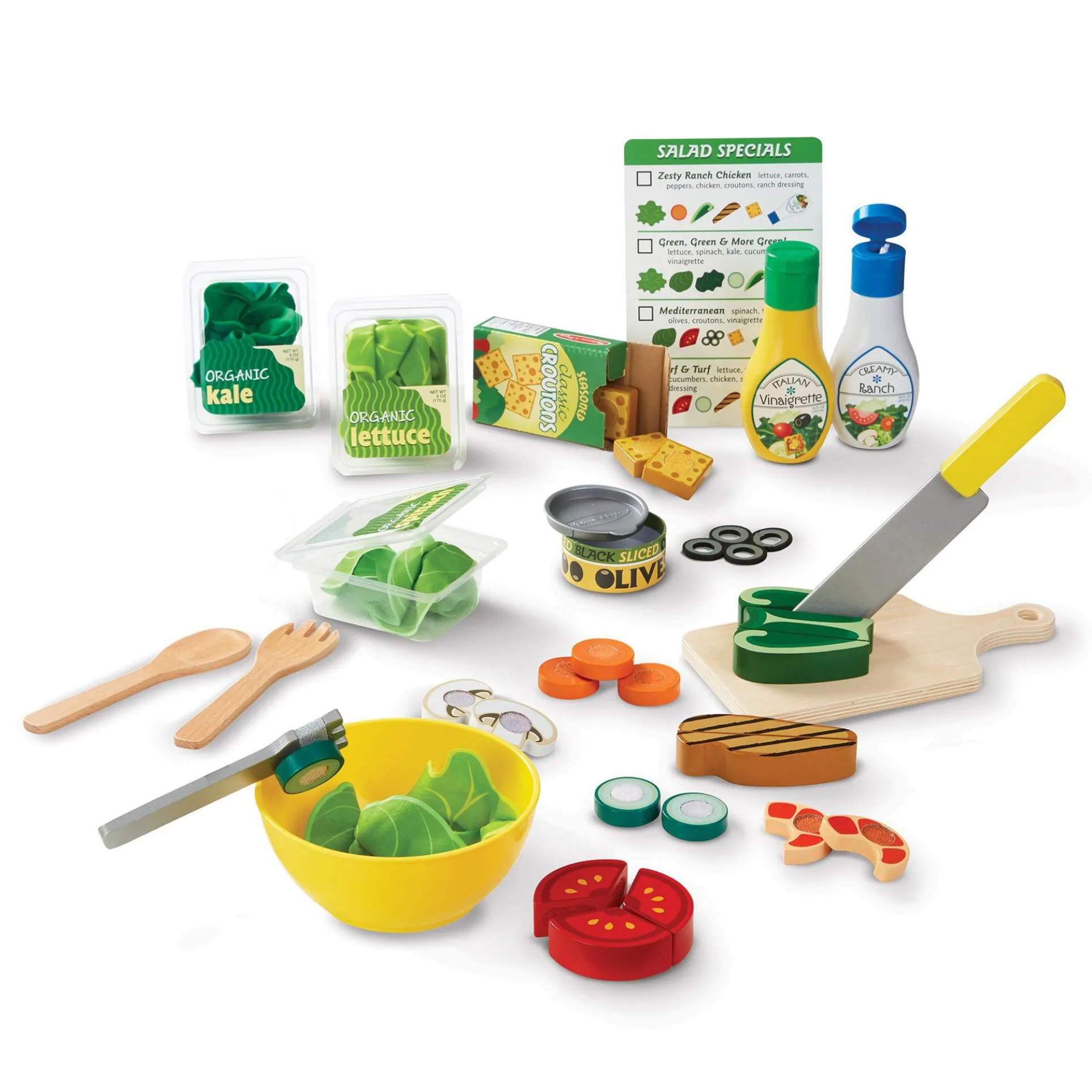 Melissa & Doug 52-Piece Slice & Toss Salad Playset