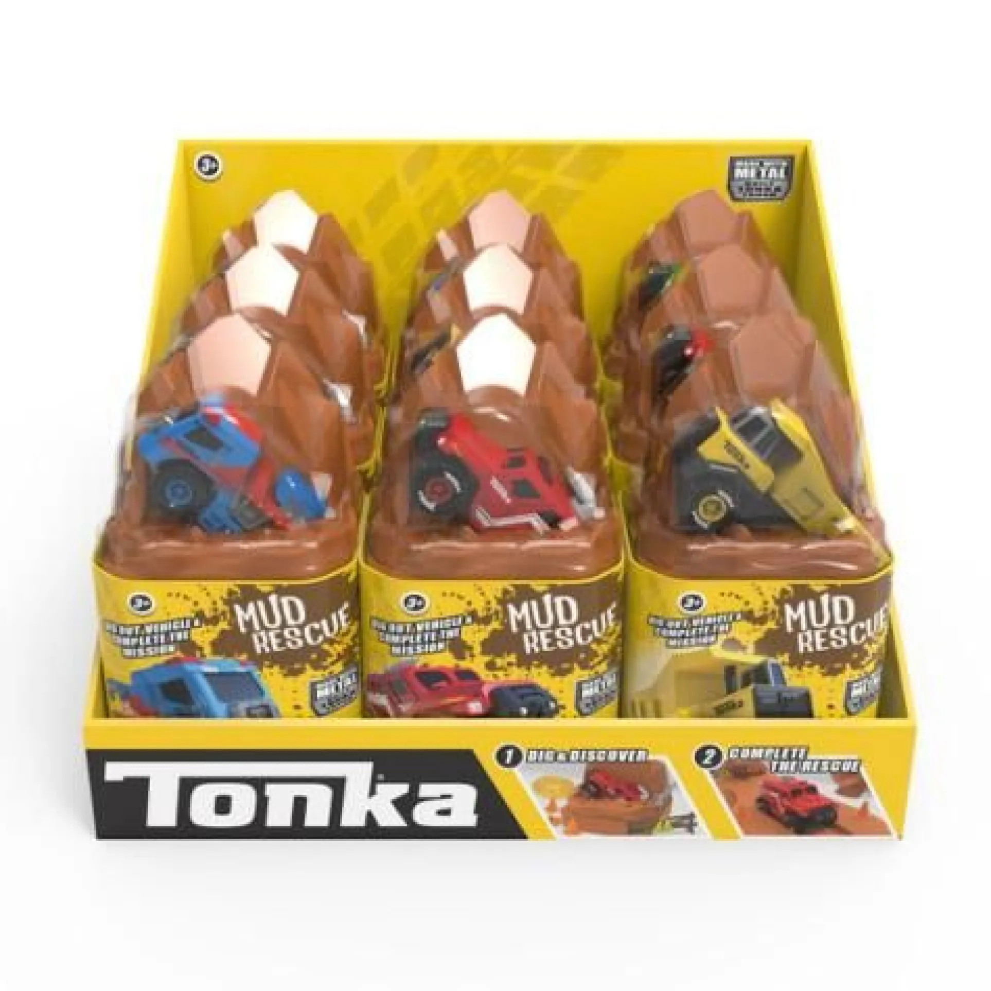 Tonka Mud Rescue Metal Movers Diecast Truck Set