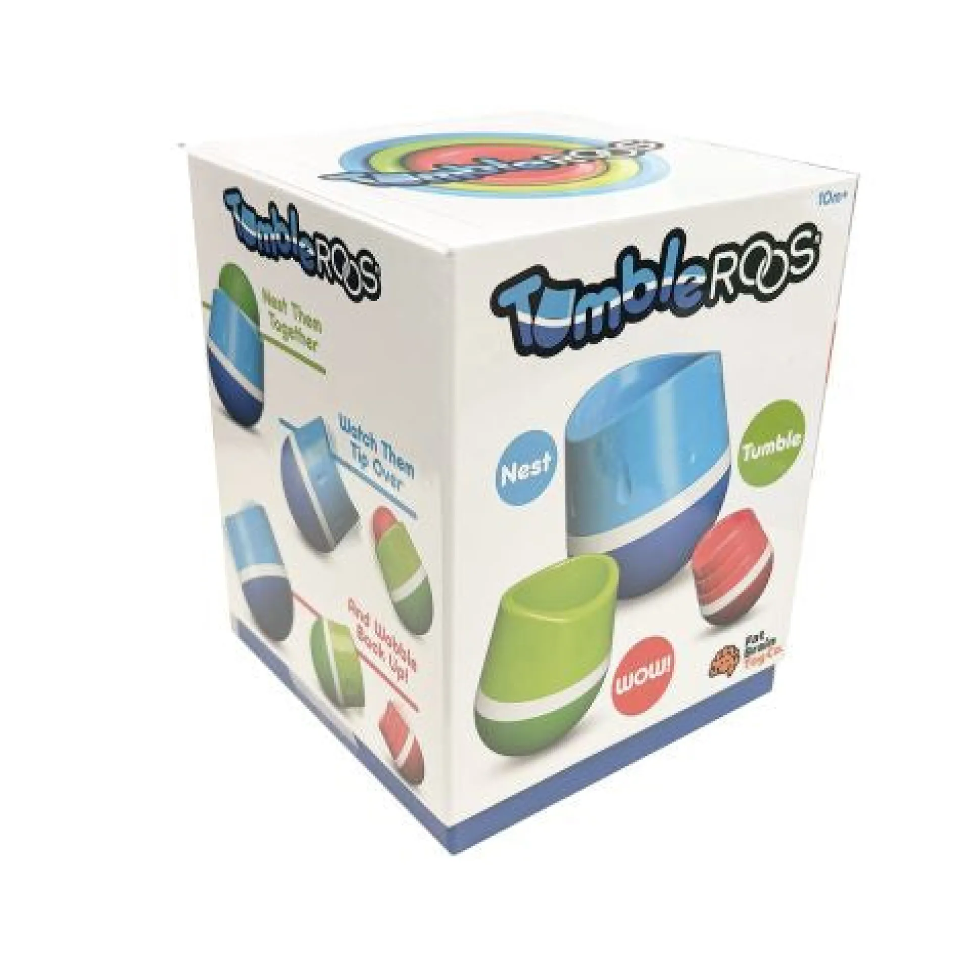 TumbleRoo Wobbly Nesting Toys - Colorful Trio Set
