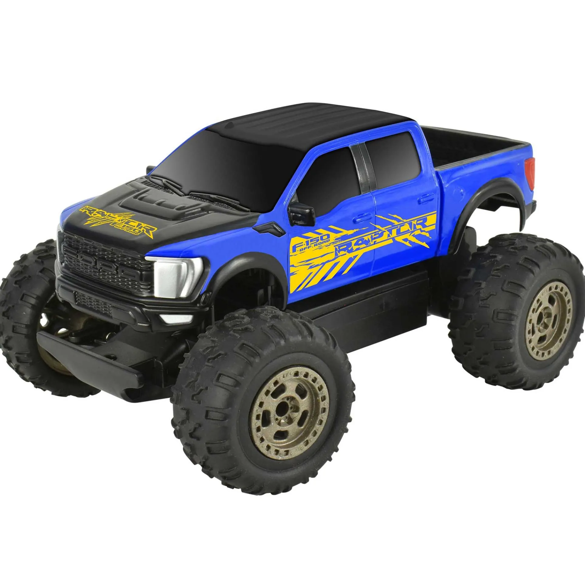 Taiyo Ford Raptor RC Truck - Blue & Yellow - 1:22 Scale