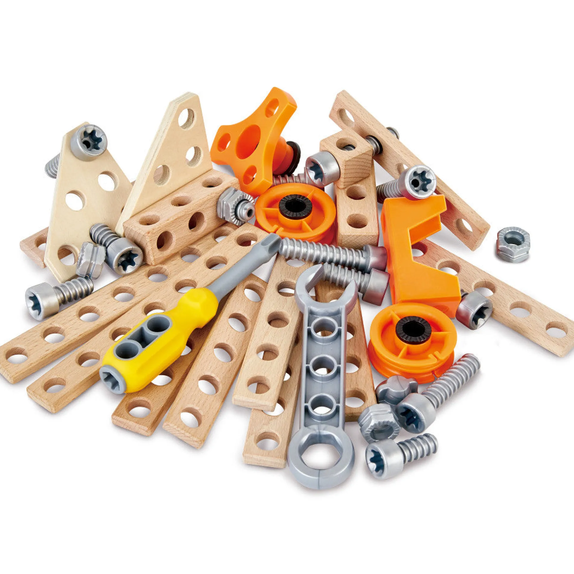 Hape Junior Inventor 42-Piece Physics & Engineering Experiment Starter Kit