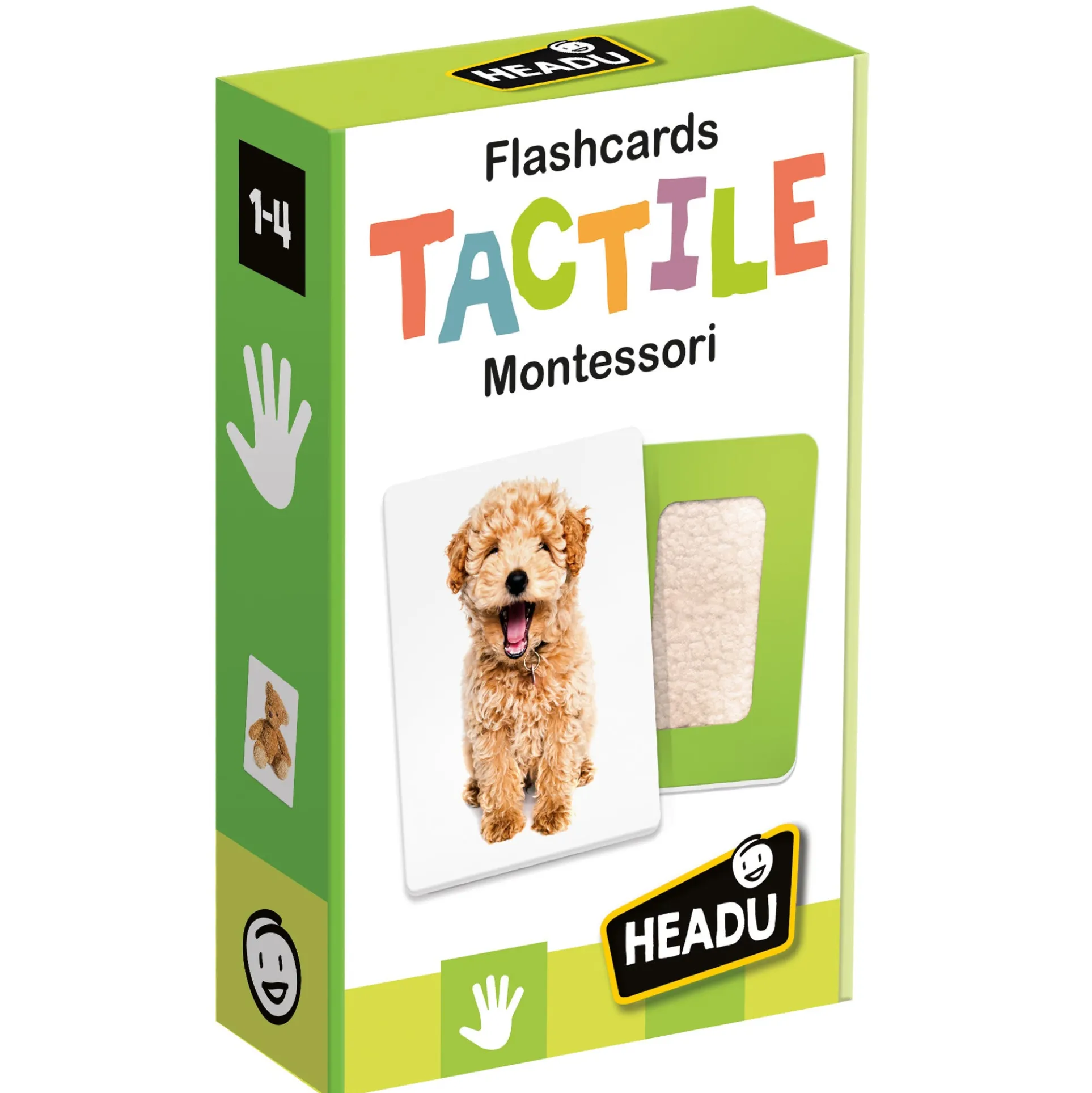 Headu Montessori Touch & Feel Flashcards - Sensory Exploration Toy