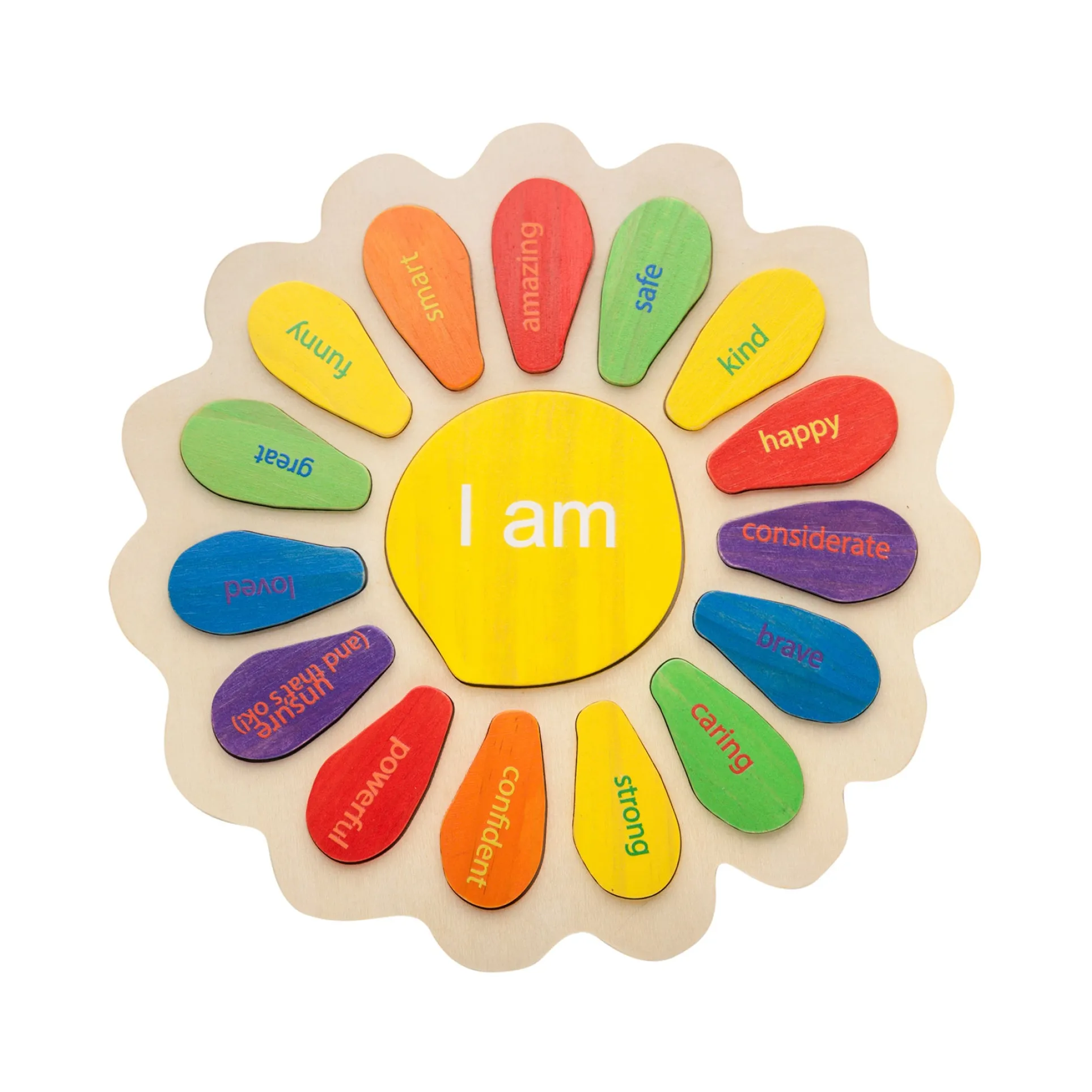 The Freckled Frog Emotional Growth Wooden Puzzle - 15 pc