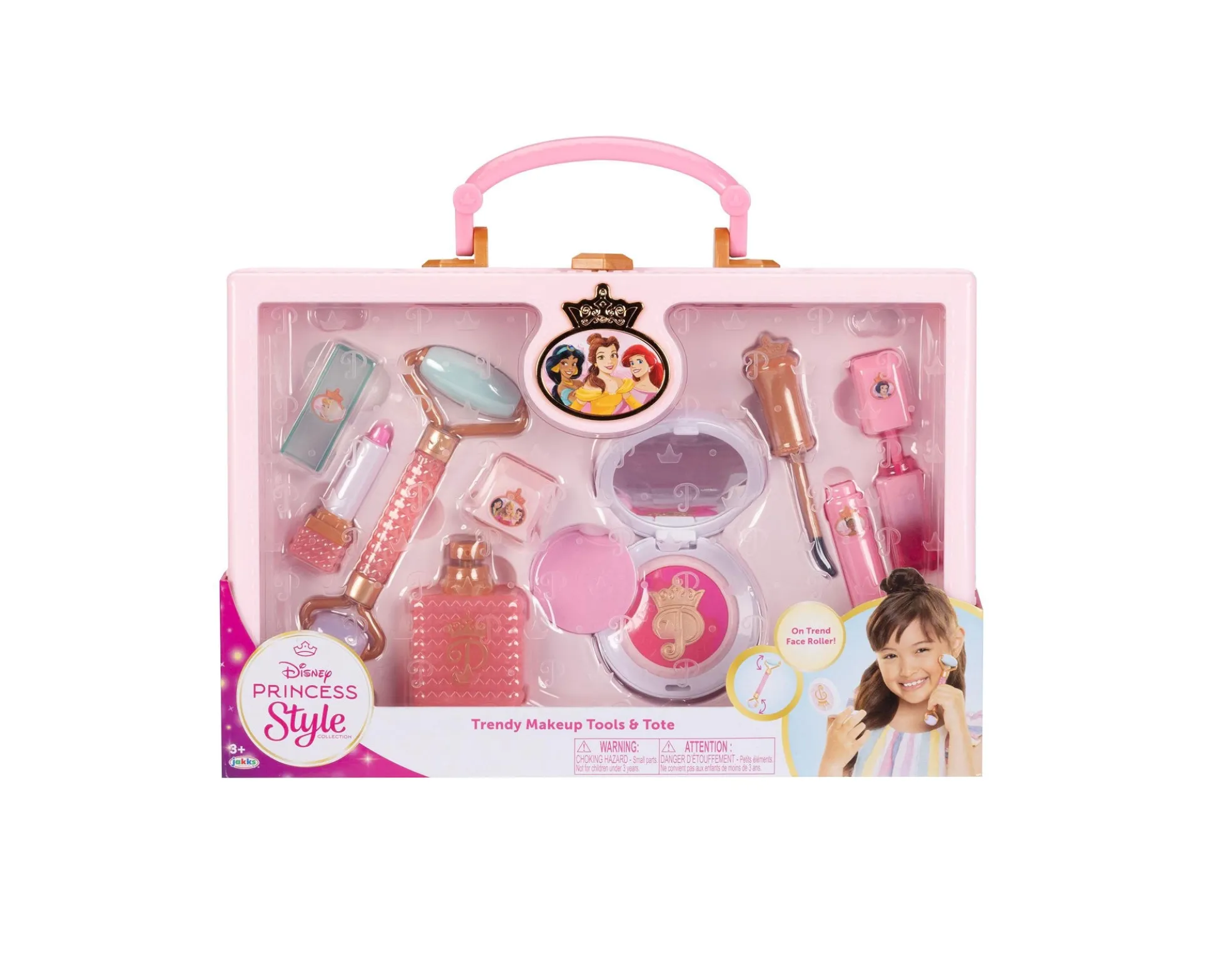 Disney Princess 11-Piece Style Collection Makeup Tools & Tote