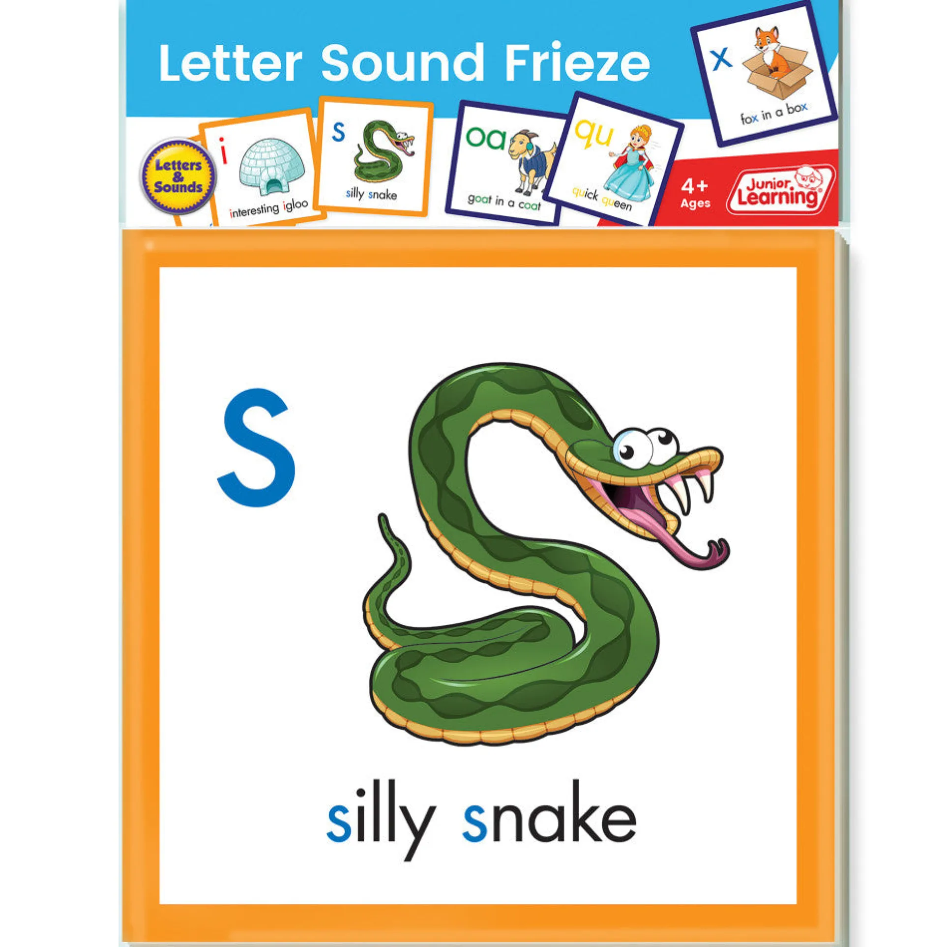 Junior Learning Letter Sound Frieze - Phonics Wall Display for Early Education
