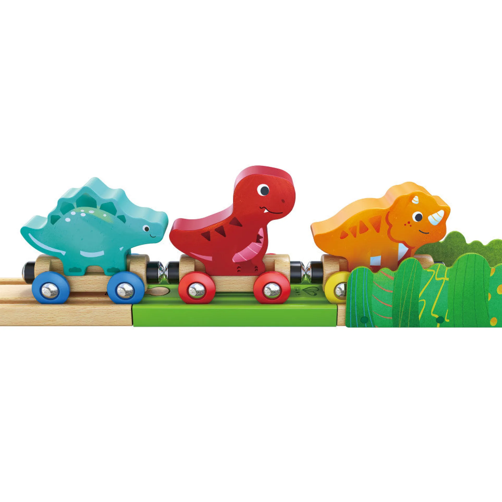 Hape Dinosaur Train Bucket Set - 27pc Wooden Adventure Toy