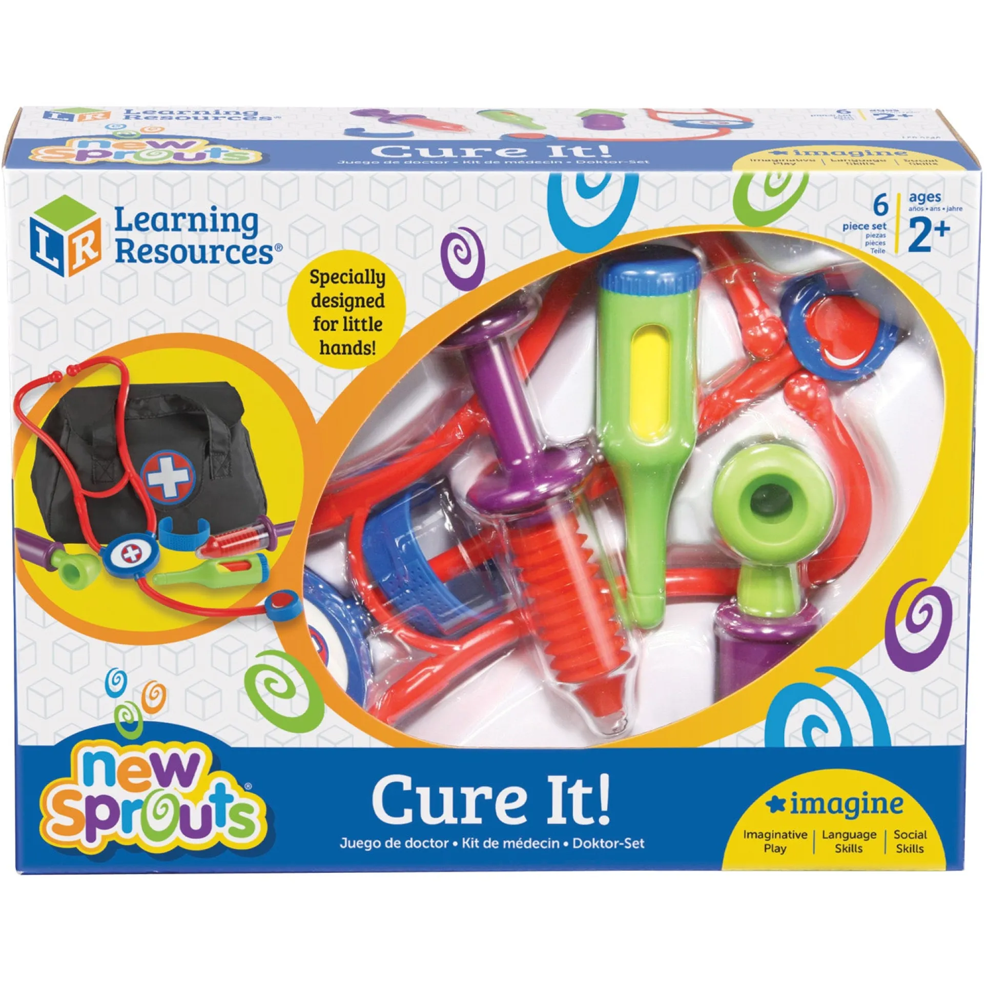 Learning Resources New Sprouts Cure It! - Doctor Play Set