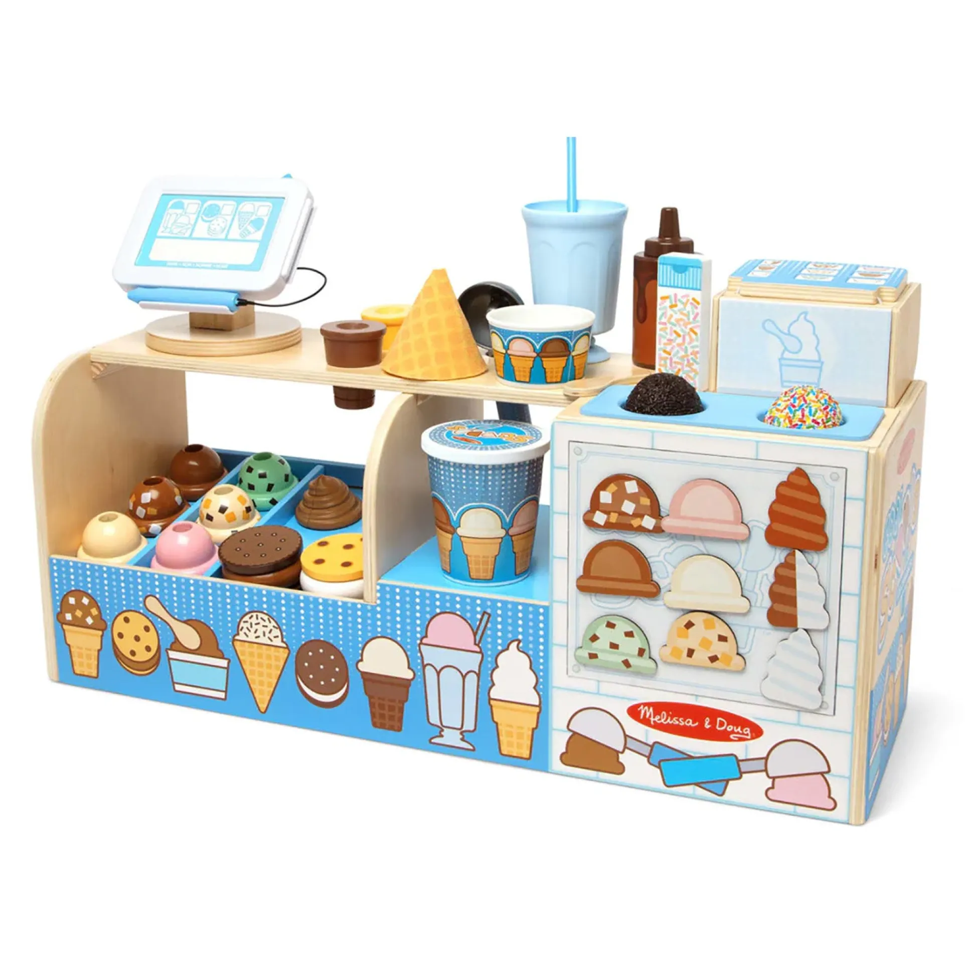 Melissa & Doug Cool Scoops Ice Creamery Playset
