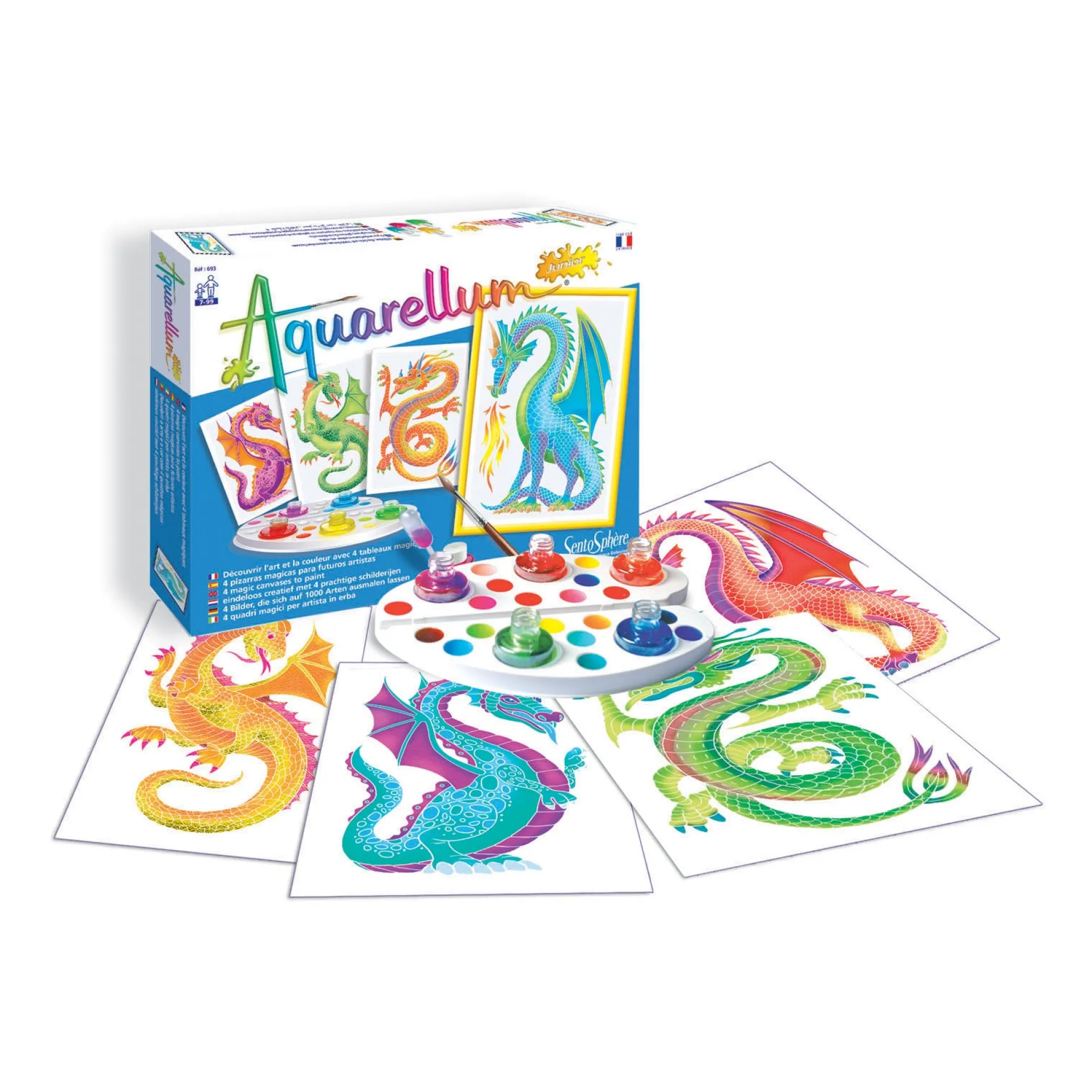 Aquarellum Junior Enchanted Dragons Painting Kit