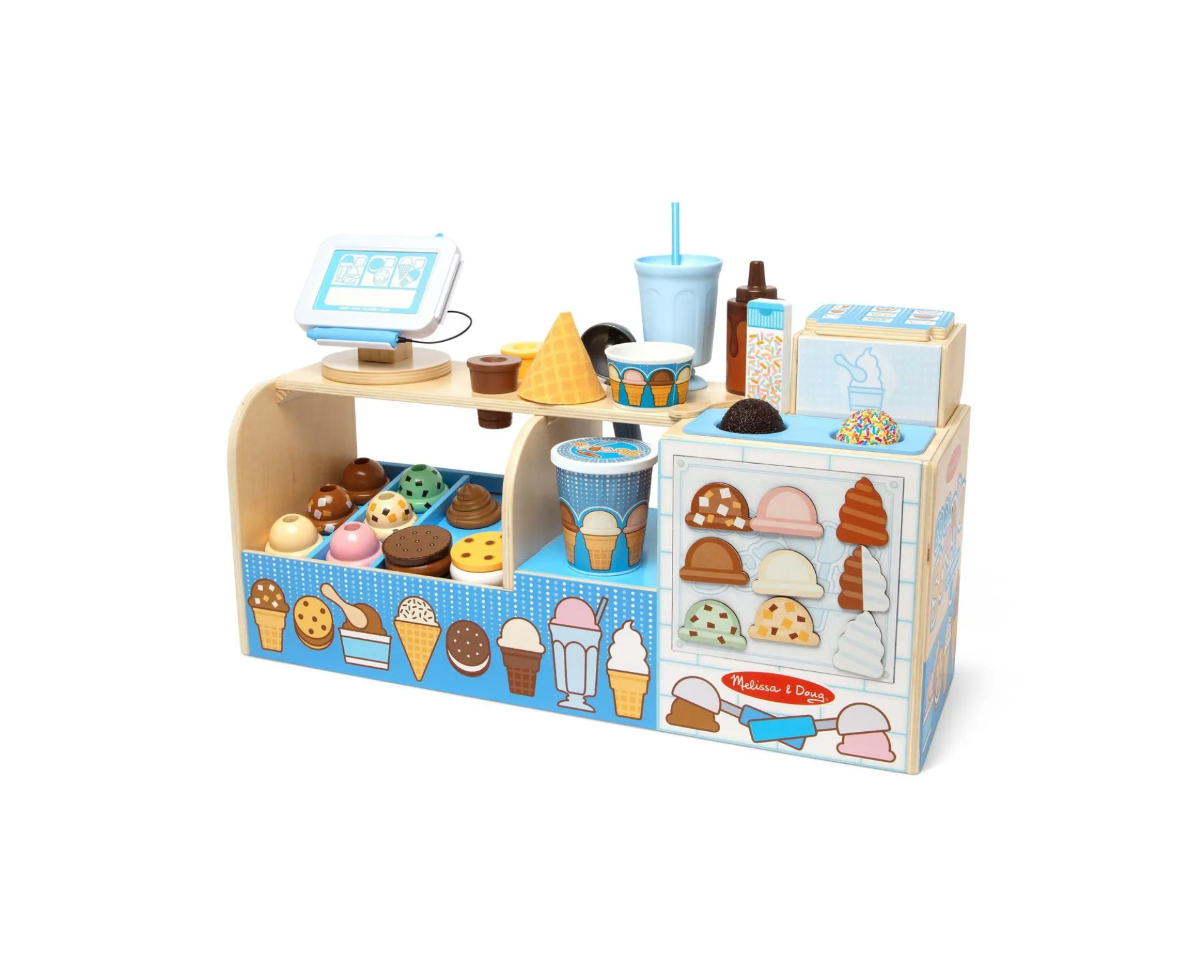 Melissa & Doug Cool Scoops Ice Cream Playset