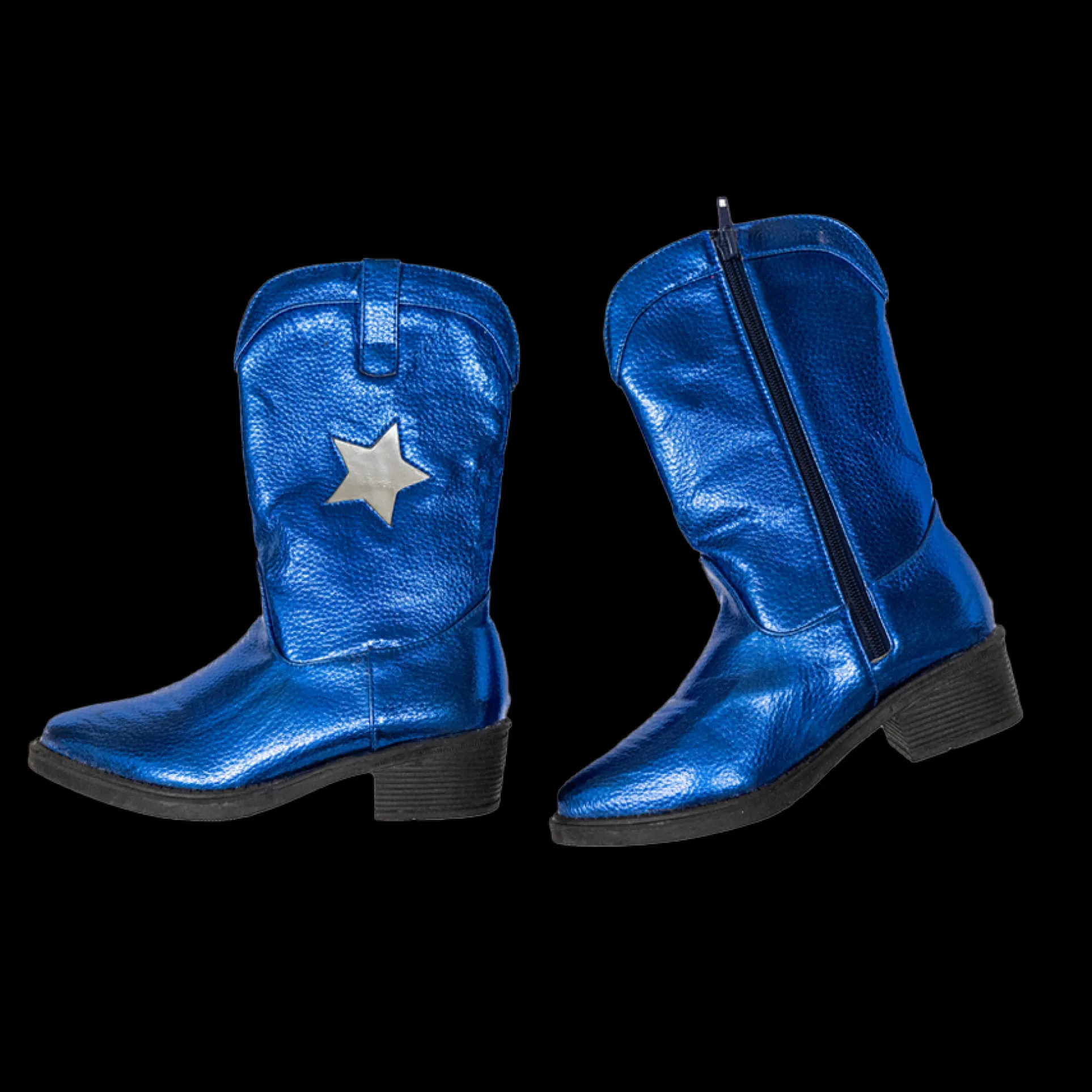 CHILD PREMIUM BLUE METALLIC BOOTS - SIZE 11/12
