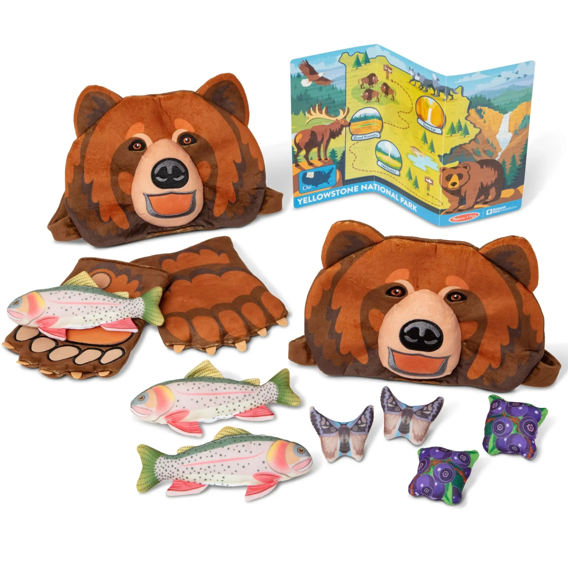 Melissa & Doug Yellowstone Grizzly Bear Pretend Play Set