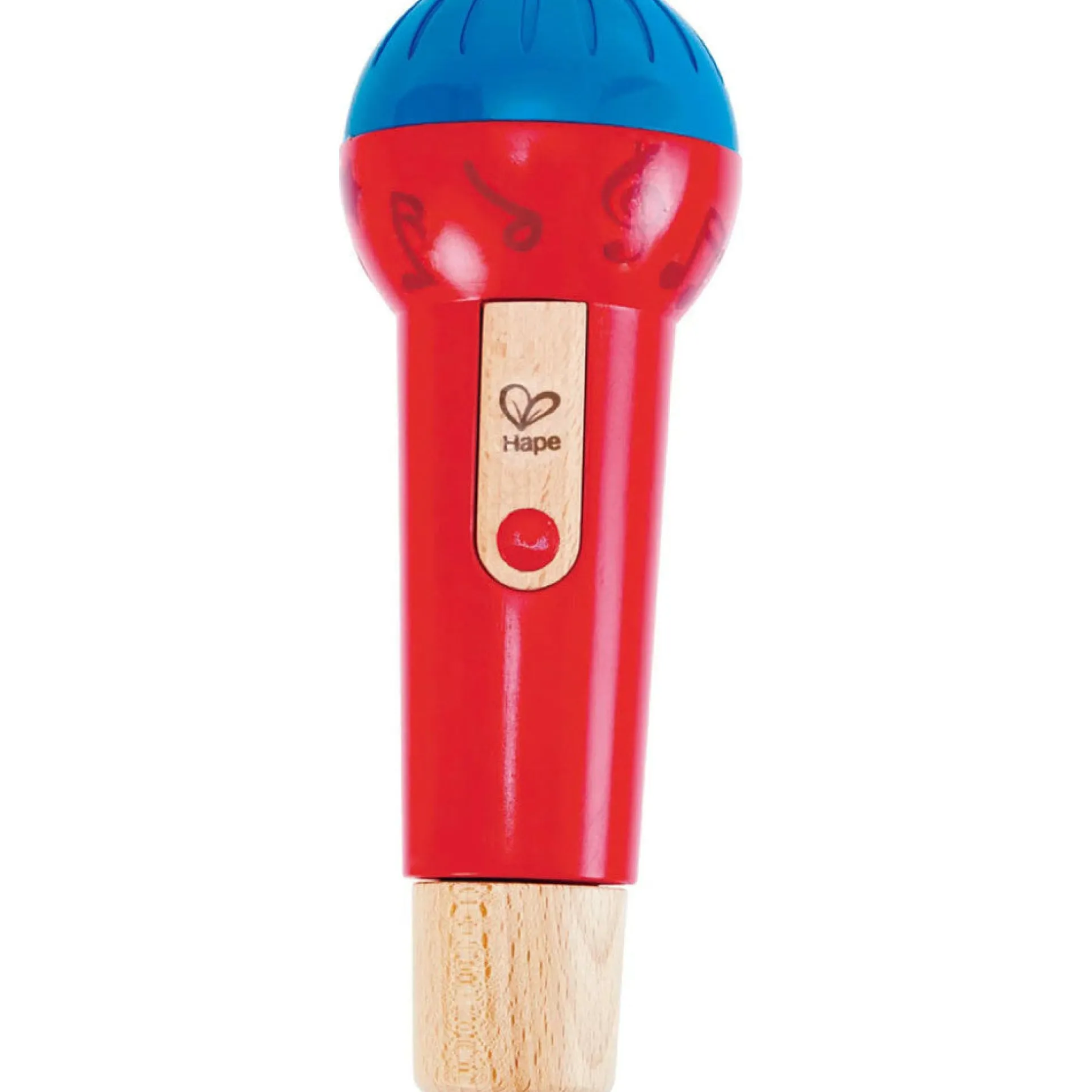 Hape Mighty Echo Microphone, Voice Amplifying Toy in Red & Blue