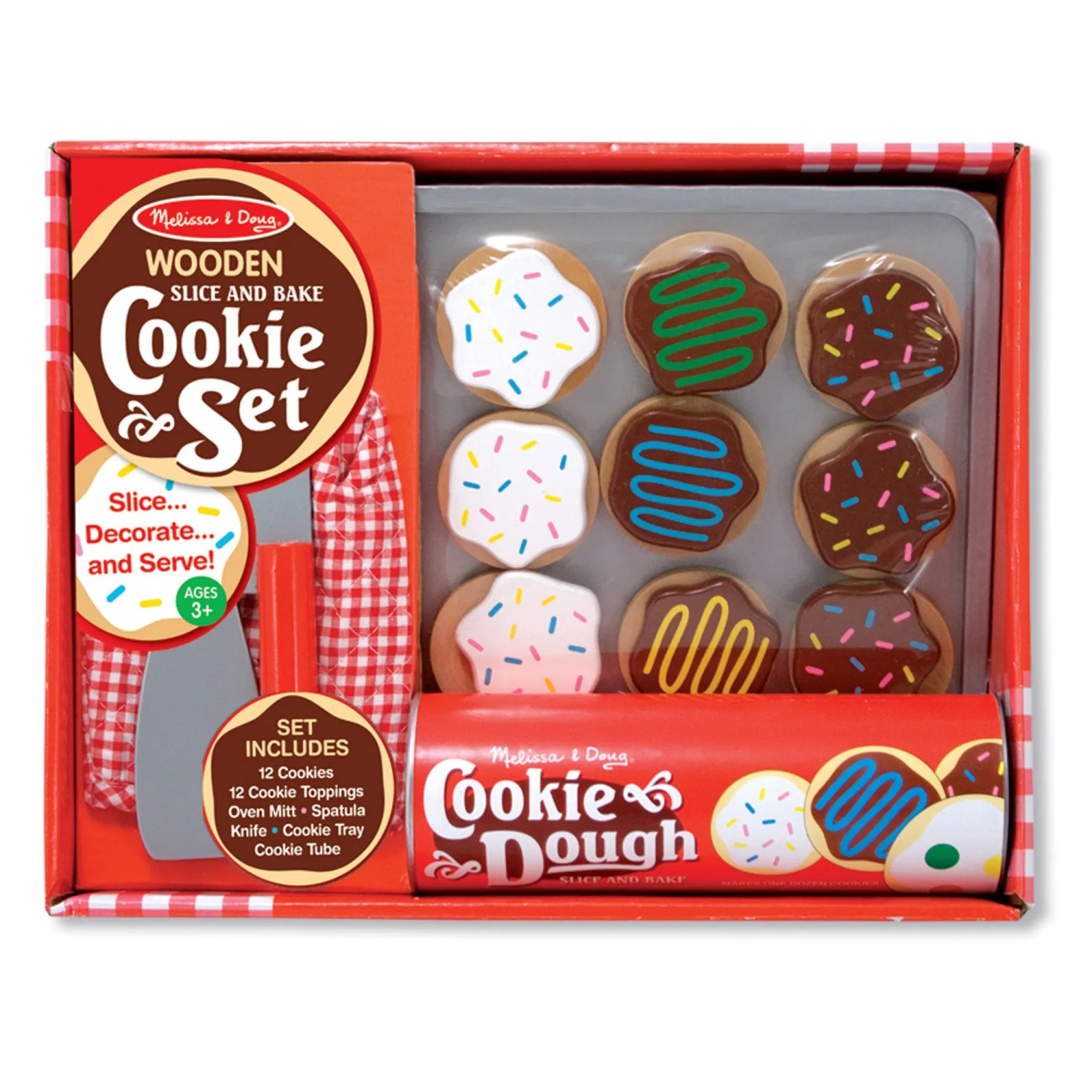Melissa & Doug 12-Piece Slice and Bake Cookie Play Set