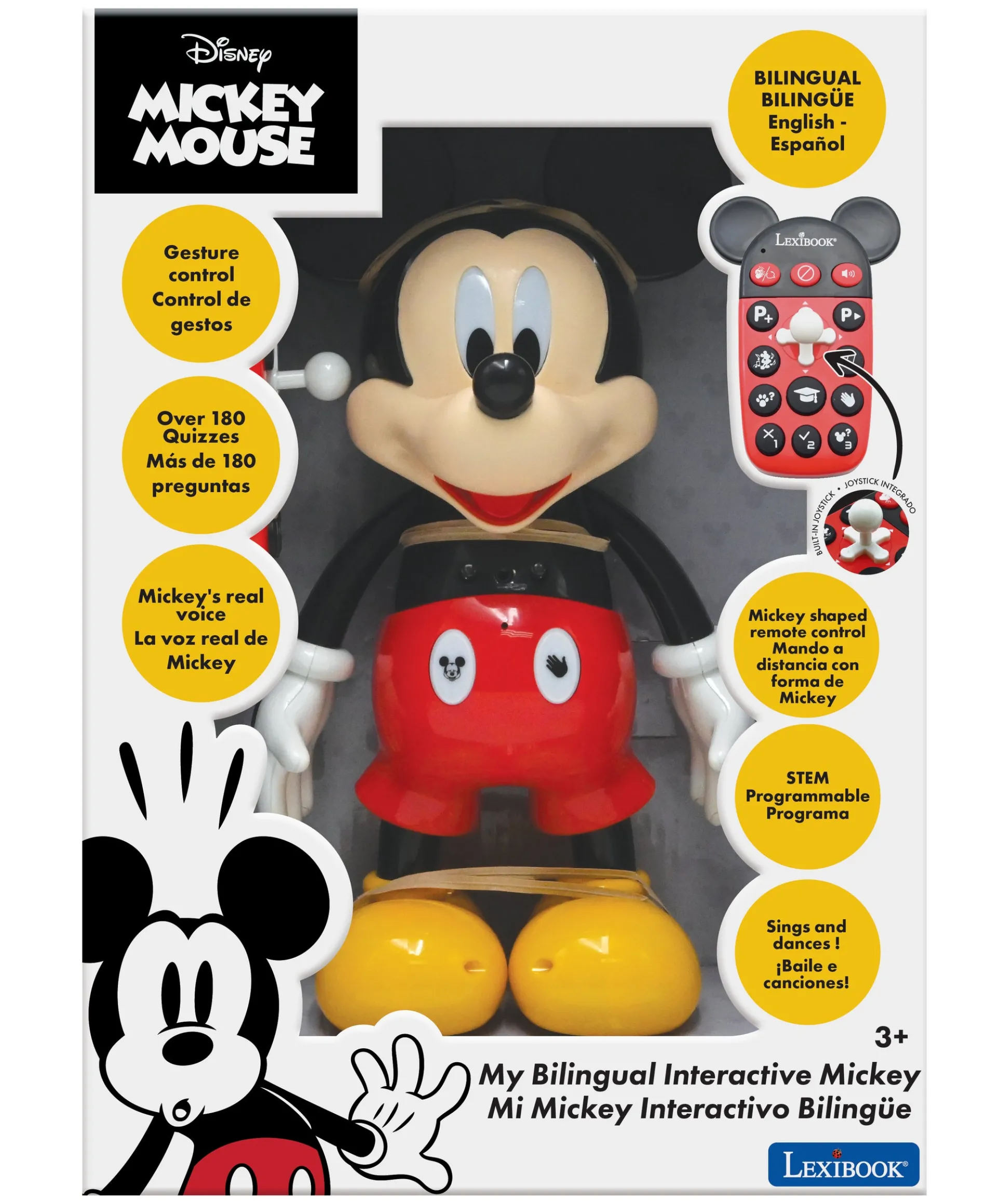 Disney Mickey Bilingual Mickey Mouse Robot - Interactive Educational Toy