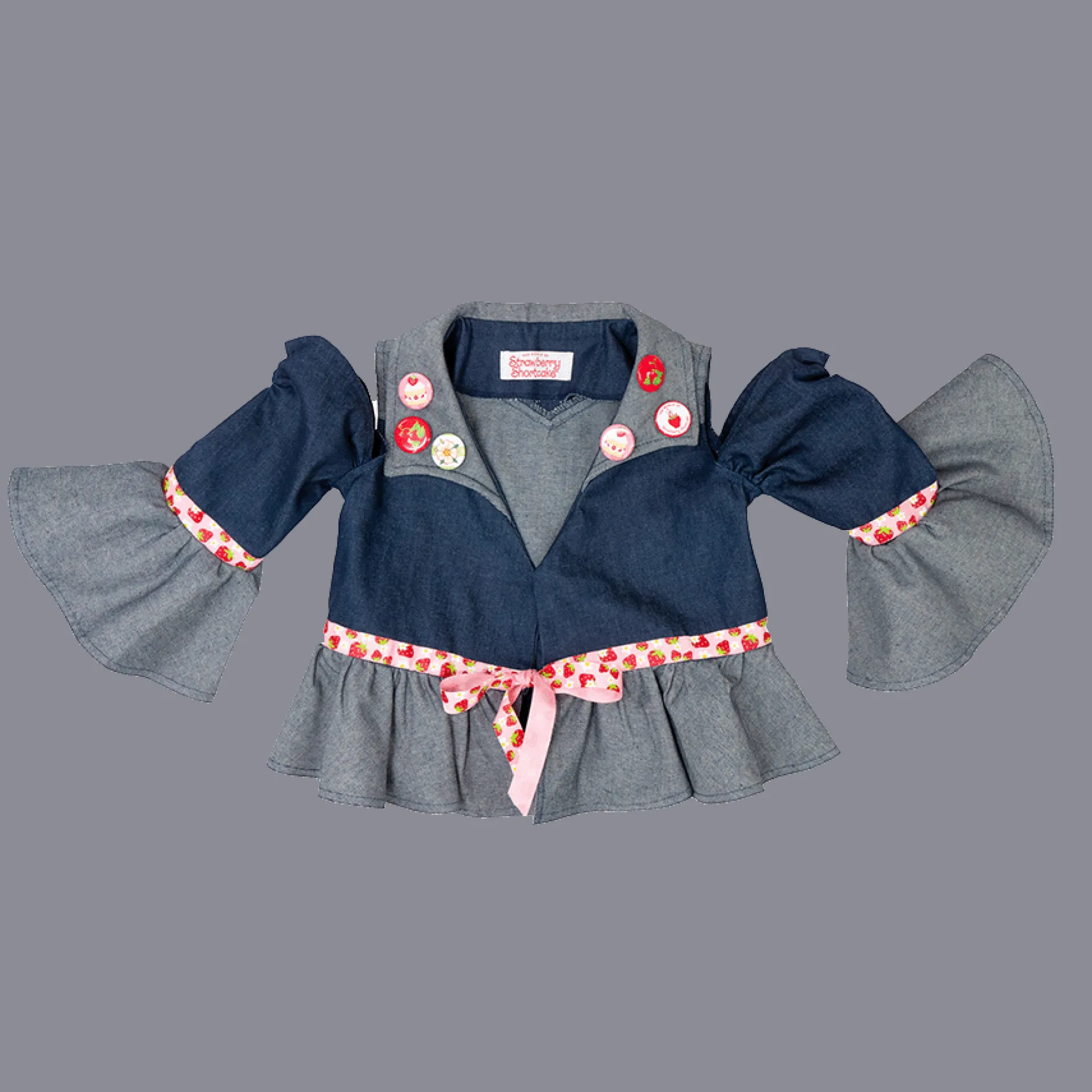 STRAWBERRY SHORTCAKE BERRY DENIM JACKET - SIZE 4