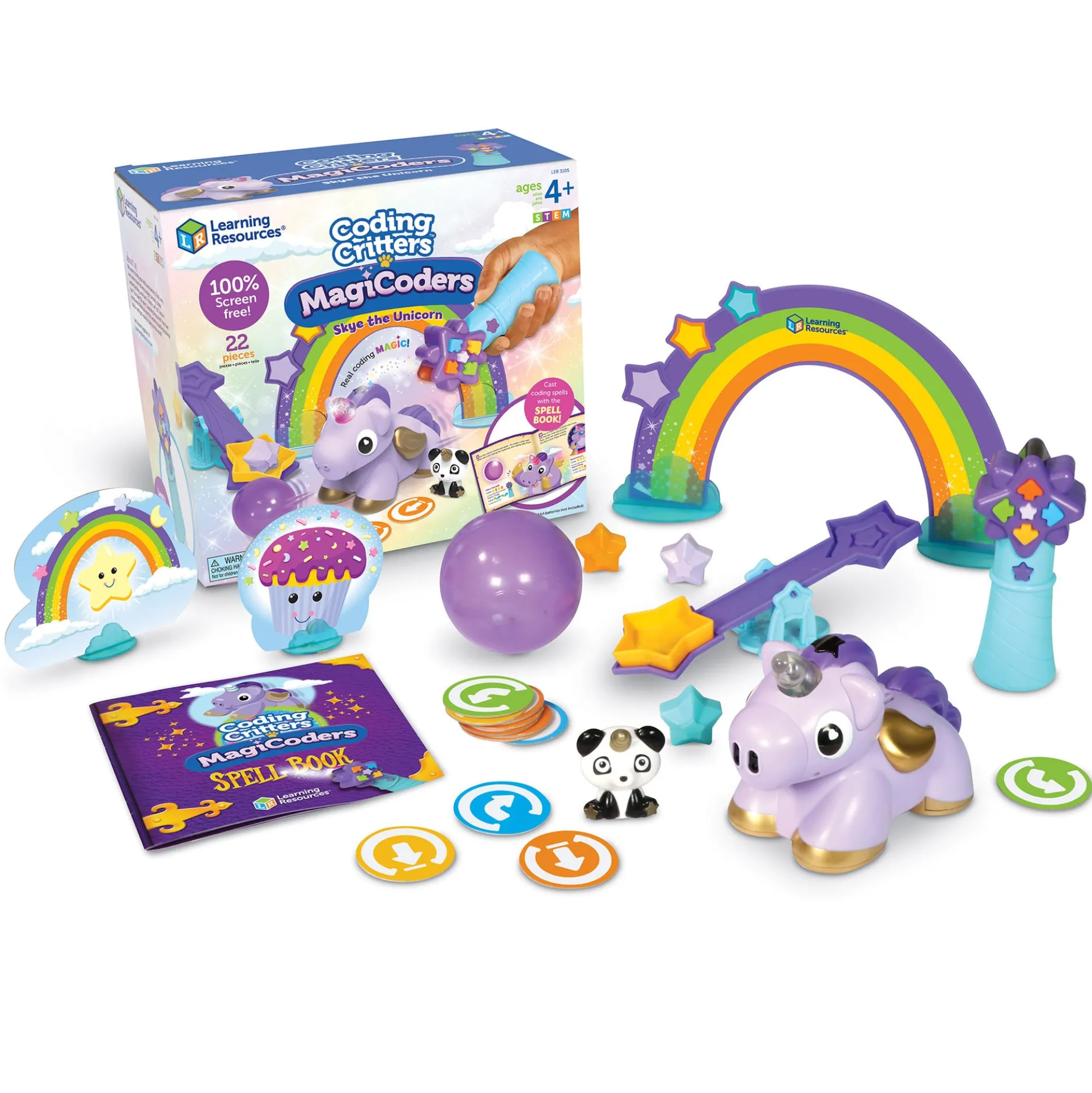 Learning Resources Coding Critters MagiCoders - Skye the Unicorn - Interactive Coding Toy