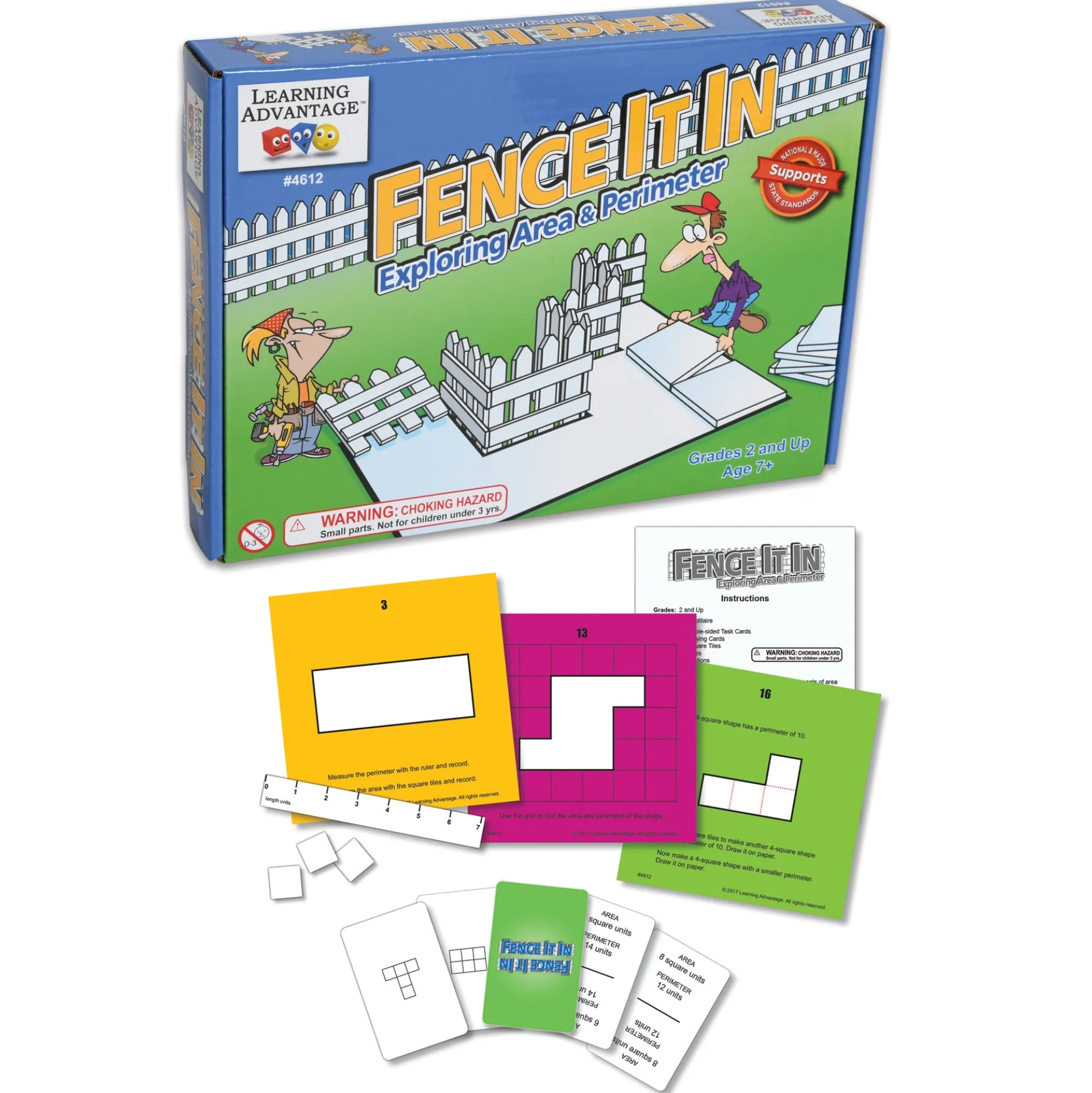 Learning Advantage Fence It In - Area & Perimeter Exploration Game