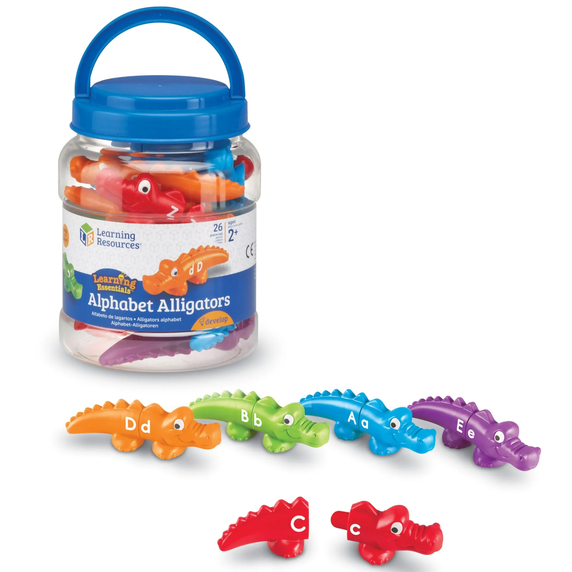 Learning Resources Snap-n-Learn Alpha Gators - Educational Alphabet Matching Toy