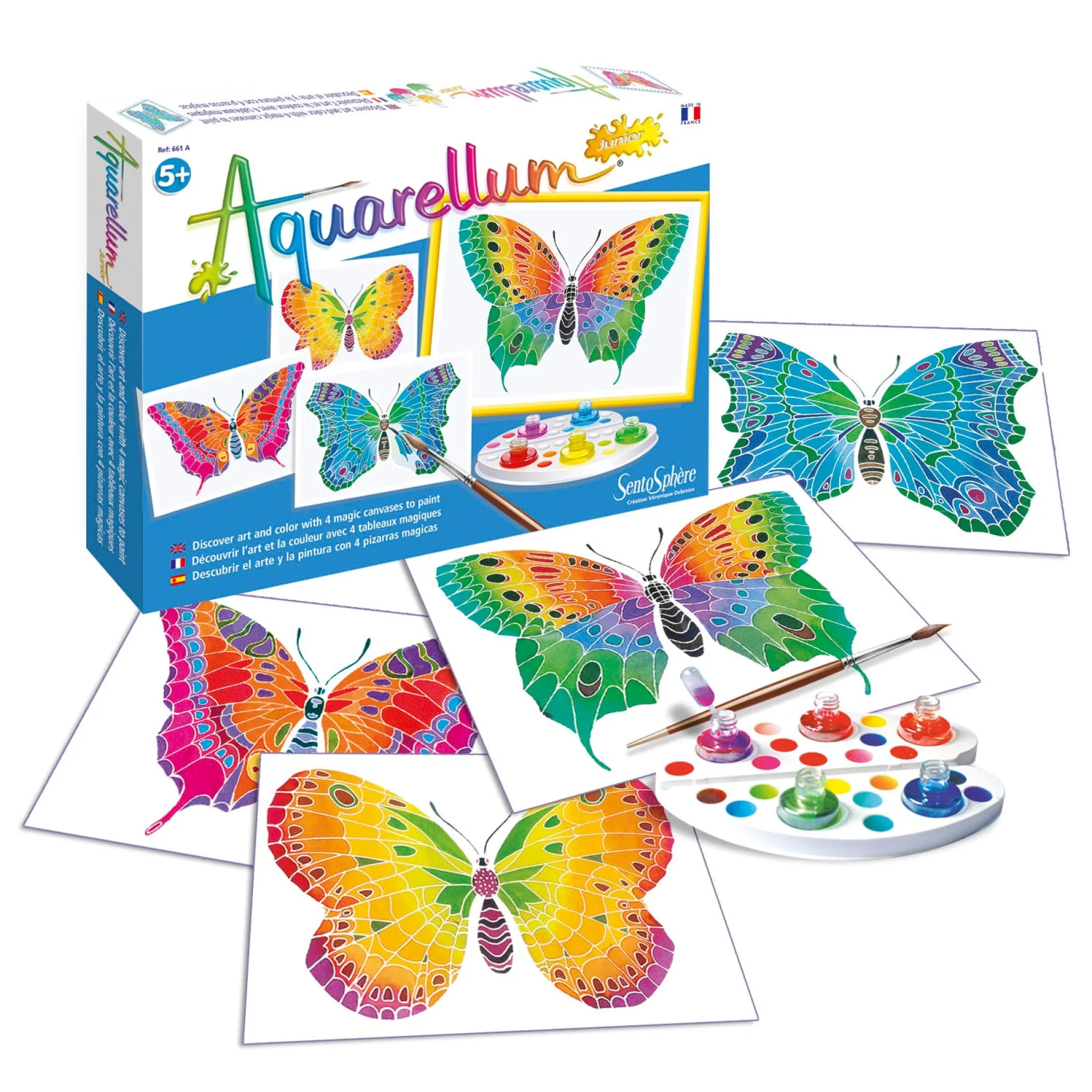 Aquarellum Junior Butterfly Watercolor Painting Kit