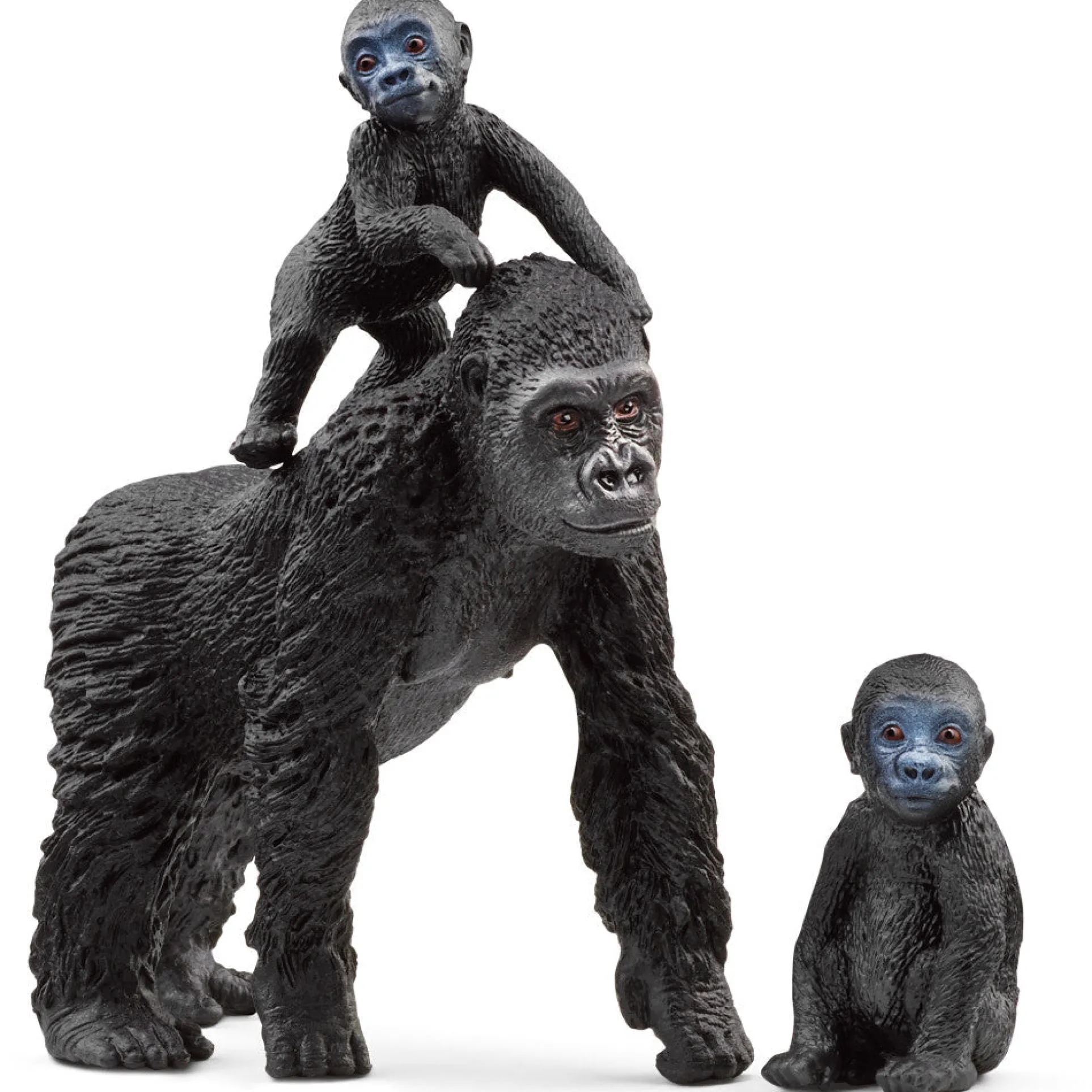 Schleich Wild Life Gorilla Family 7.5 inch Jungle Playset