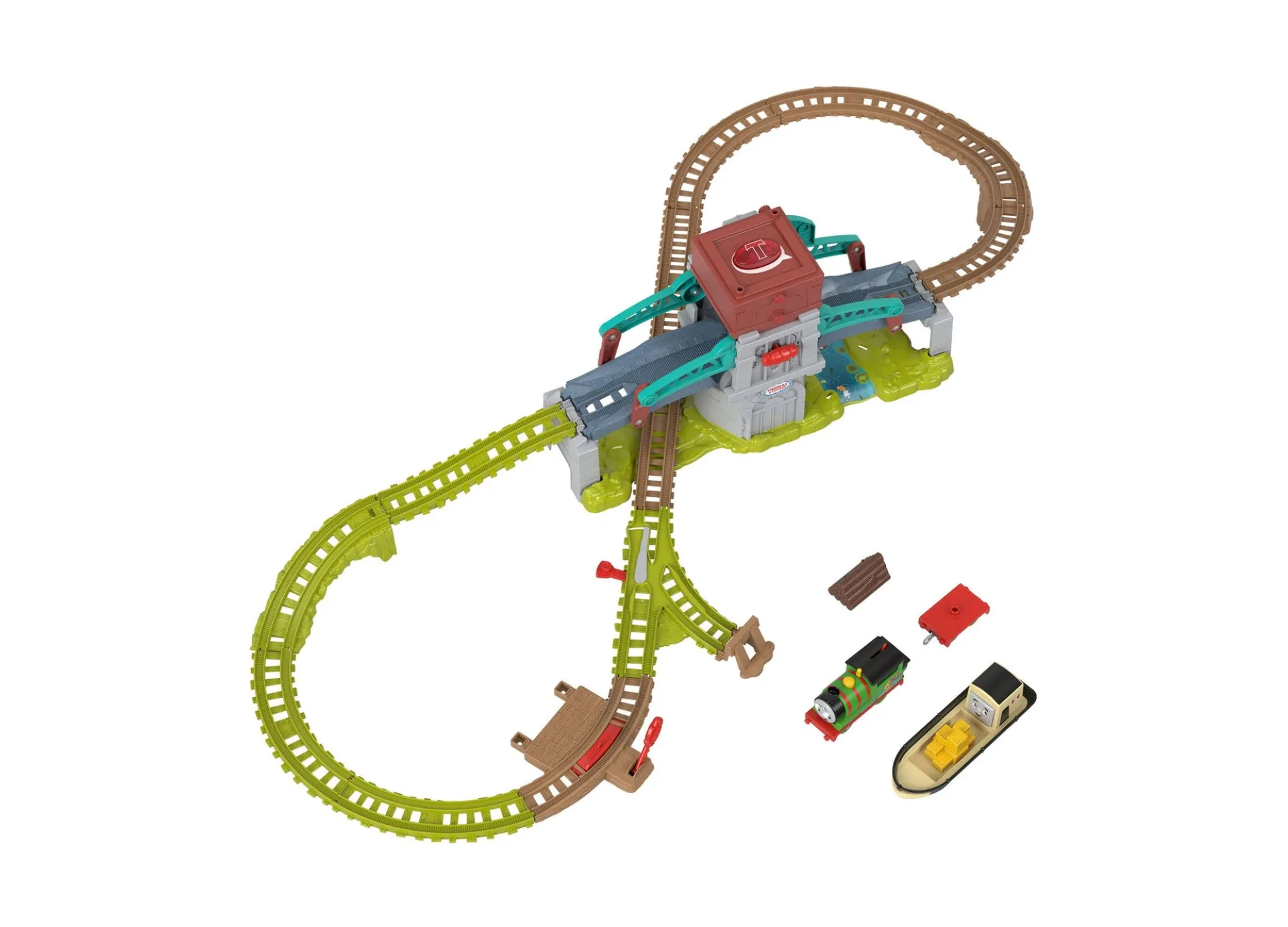 Fisher-Price Thomas & Friends Talking Bulstrode Which-Way Bridge Playset