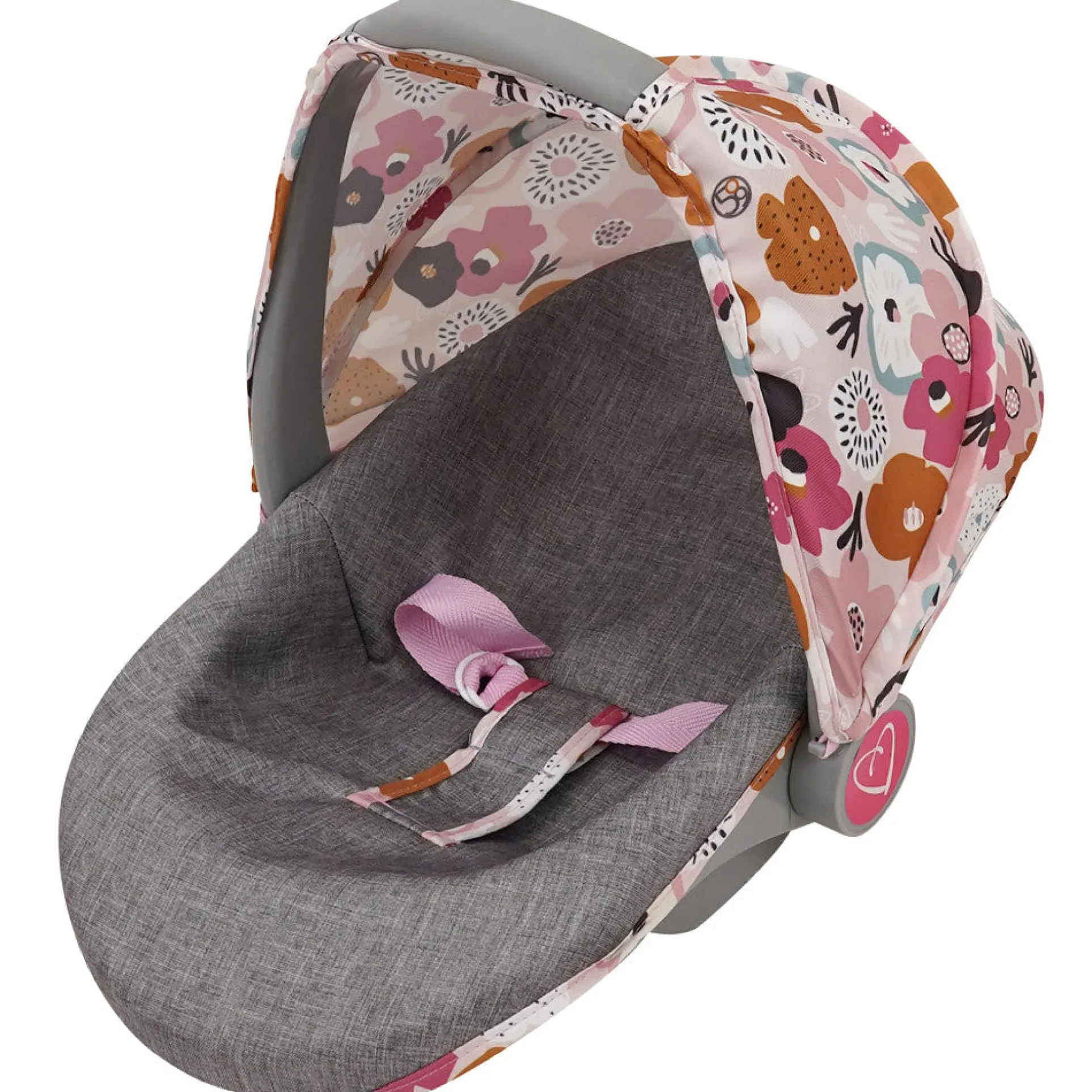 509 Crew Melange Flora 3-in-1 Doll Car Seat - Vibrant Play Accessory for Kids 3+