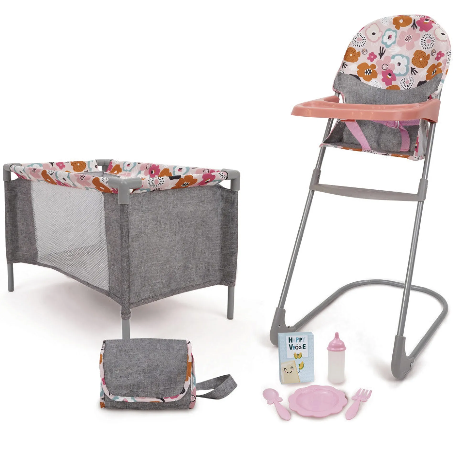 509 Crew Melange Flora - At Home Play Set, 8 Pieces, Kids 3+