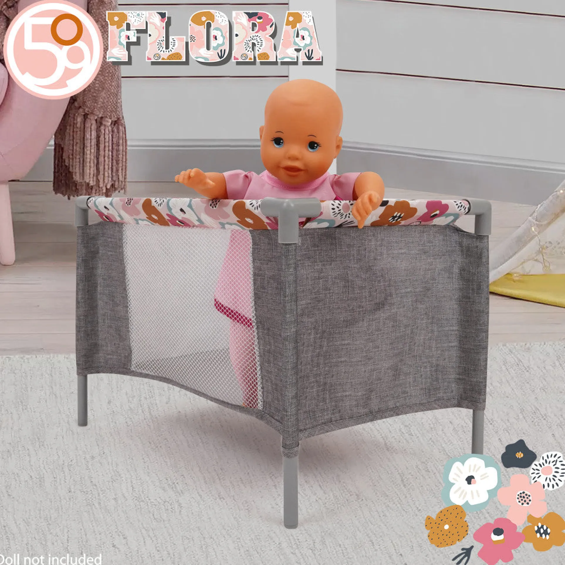 509 Crew Melange Flora - At Home Play Set, 8 Pieces, Kids 3+