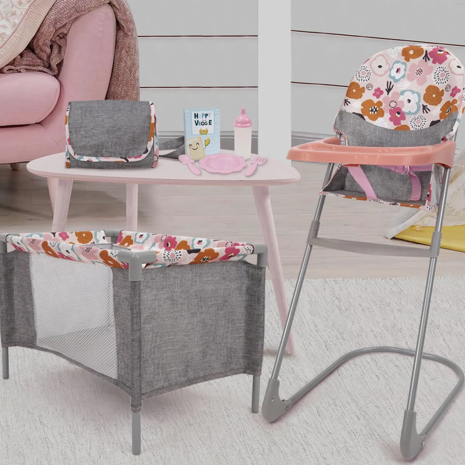 509 Crew Melange Flora - At Home Play Set, 8 Pieces, Kids 3+