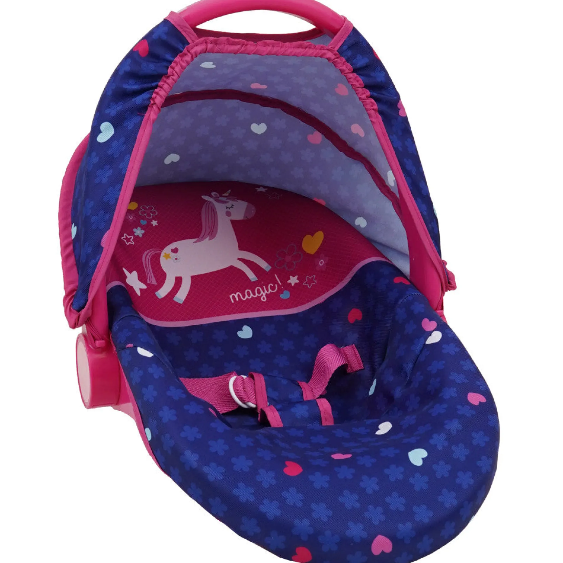 509 Crew Unicorn-Themed 3-In-1 Baby Doll Car Seat